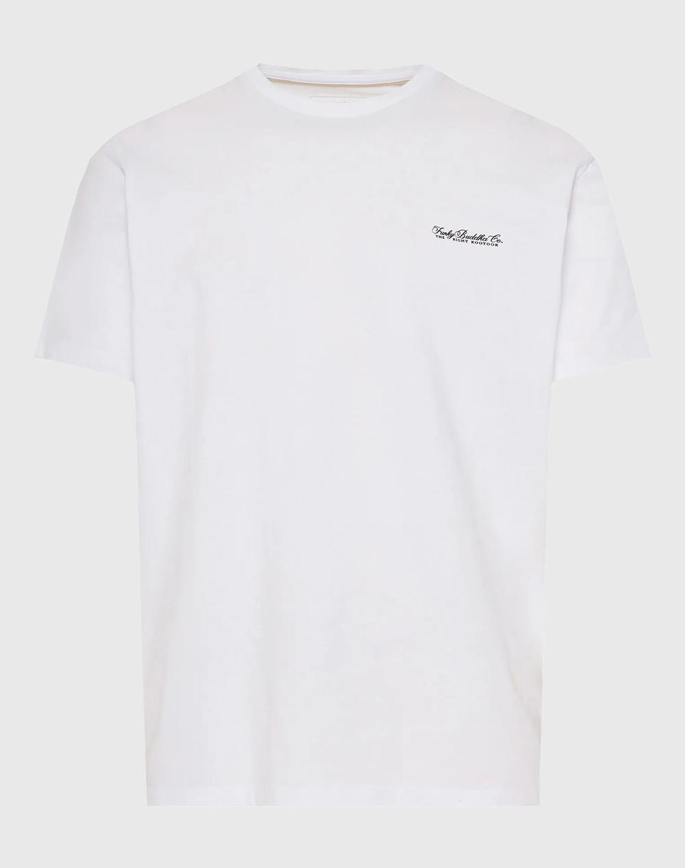 Funky Buddha T Shirts Ανδρας Ρουχα Μπλουζες T Shirt White Βαμβακι Fbm013 001 04 White