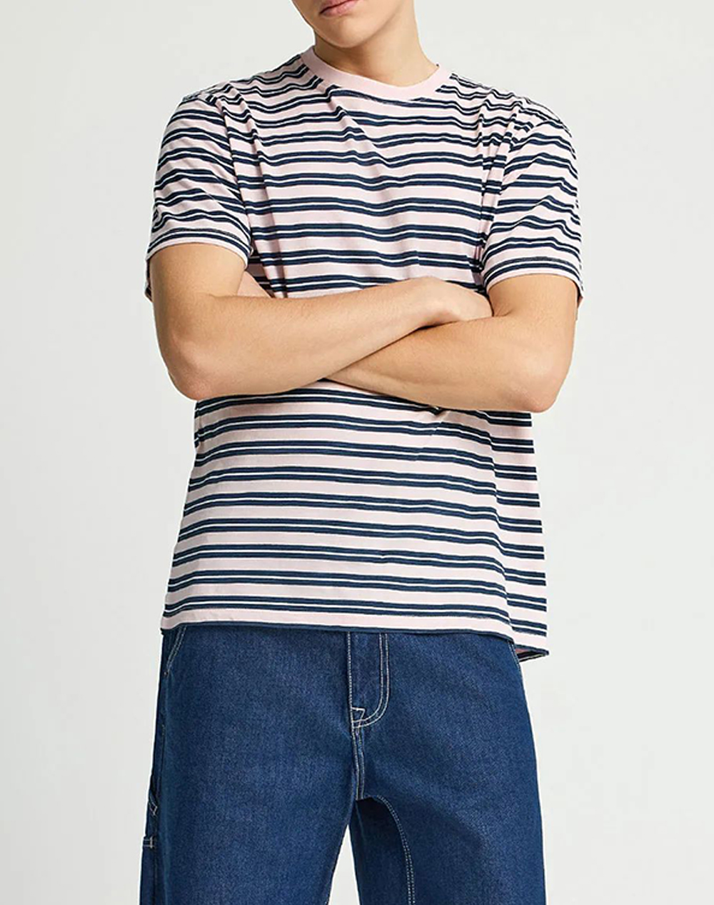 Funky Buddha T Shirts Ανδρας Ρουχα Μπλουζες T Shirt Multi Βαμβακι Fbm013 303 04 Rose Water