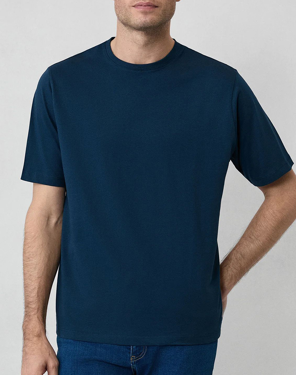 Kigili T Shirt Ανδρας Ρουχα Μπλουζες T Shirt Navyblue Βαμβακι Ksszbdc0Et001 Mid. Navy