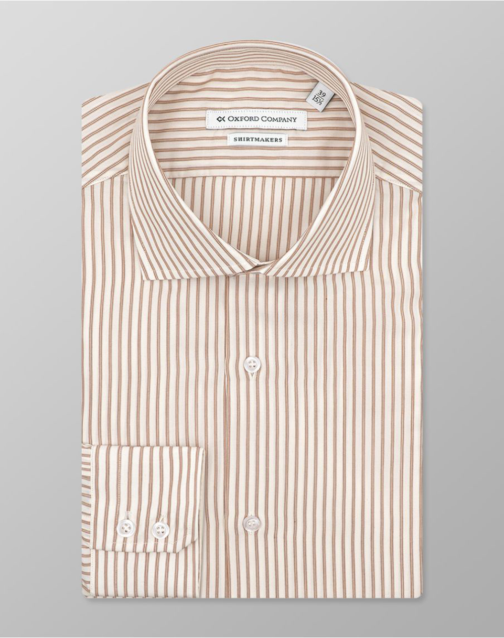 Oxford Company Club Slim Fit Πουκαμισο Ανδρας Ρουχα Πουκαμισα Biege Συνθετικο M326Nrz21.01 01