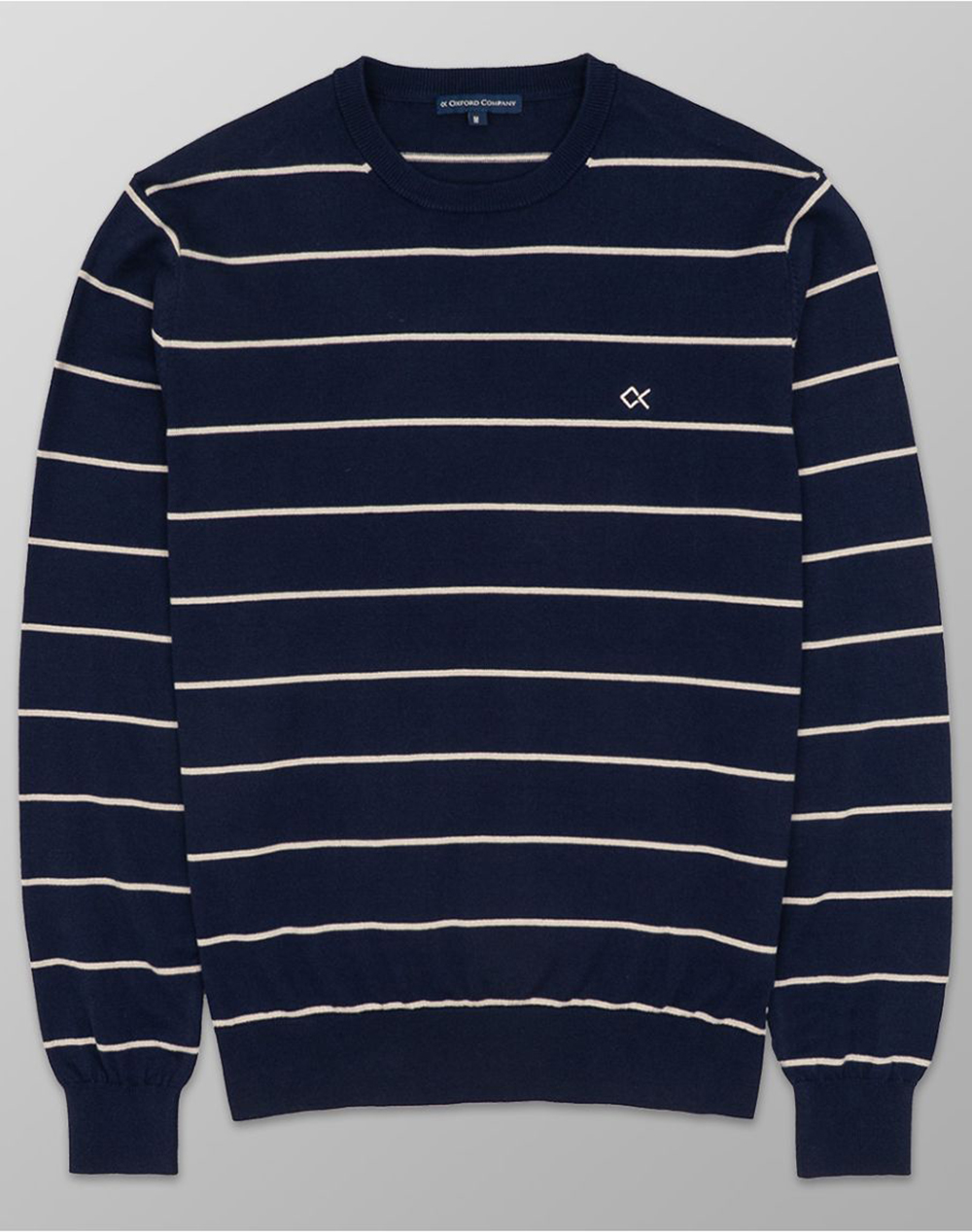 Oxford Company College Mm Cotton Πλεκto Ανδρας Ρουχα Μπλουζες Πλεκτα Darkblue Βαμβακι X420 Mz00.01 01
