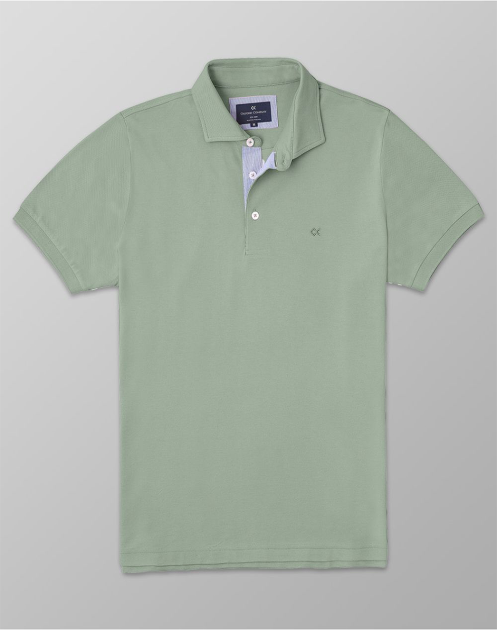 Oxford Company Polo Km Βαμβακι Μπλουζα Ανδρας Ρουχα Μπλουζες Polo Green Βαμβακι P515 Pz00.04 04