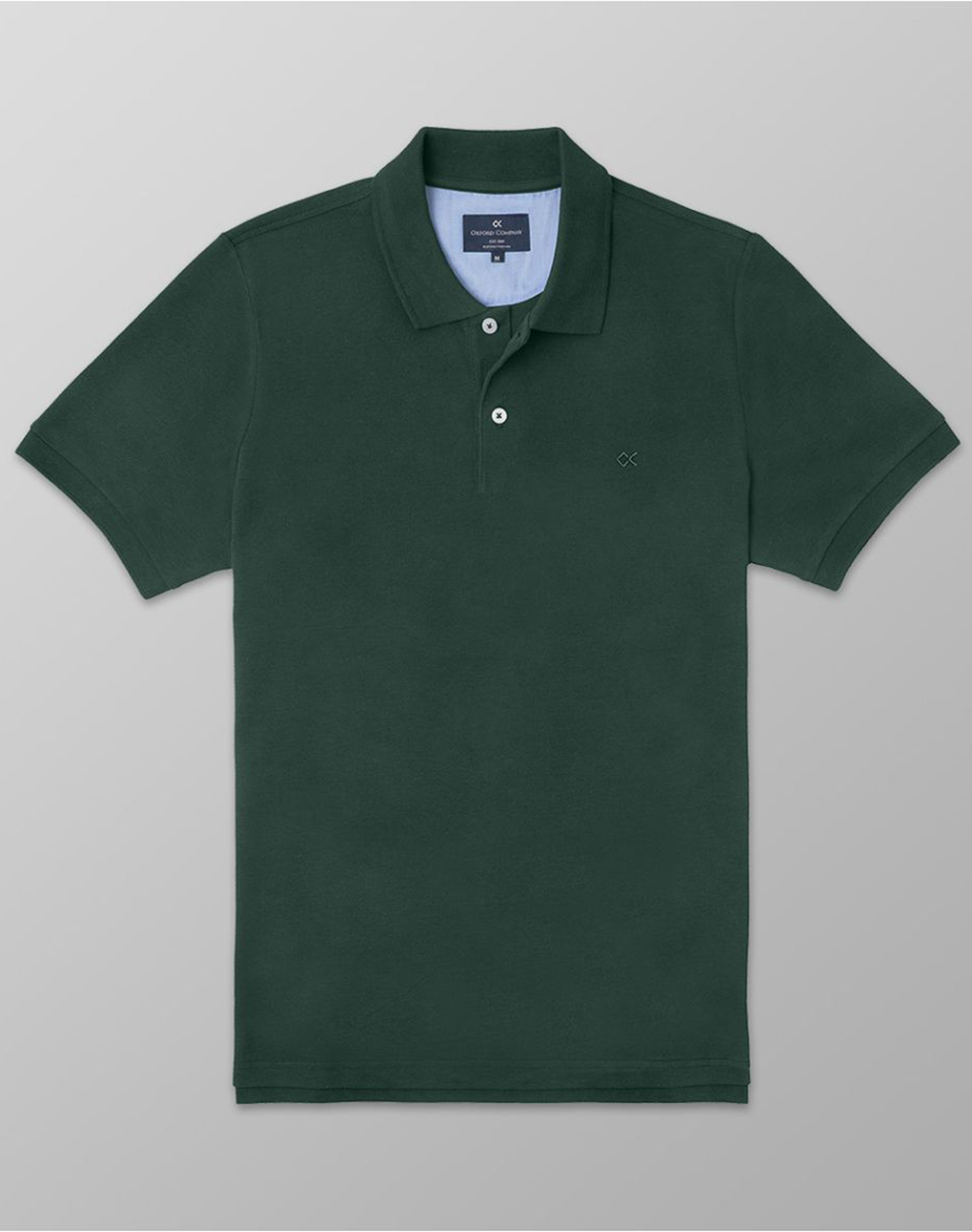 Oxford Company Polo Km Μπλουζα Ανδρας Ρουχα Μπλουζες Polo Darkgreen Βαμβακι P511 Pz00.09 09