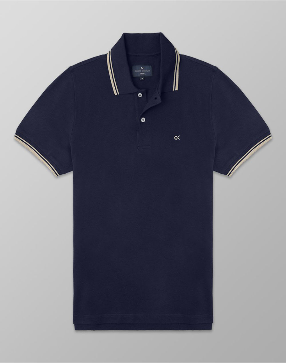 Oxford Company Polo Km Βαμβακι Μπλουζα Ανδρας Ρουχα Μπλουζες Polo Darkblue Βαμβακι P514 Pz00.17 17