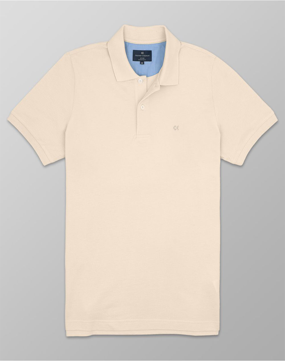 Oxford Company Polo Km 100% Βαμβακι Μπλουζα Ανδρας Ρουχα Μπλουζες Polo Ecru Βαμβακι P511 Pz00.02 02 - Koolfly