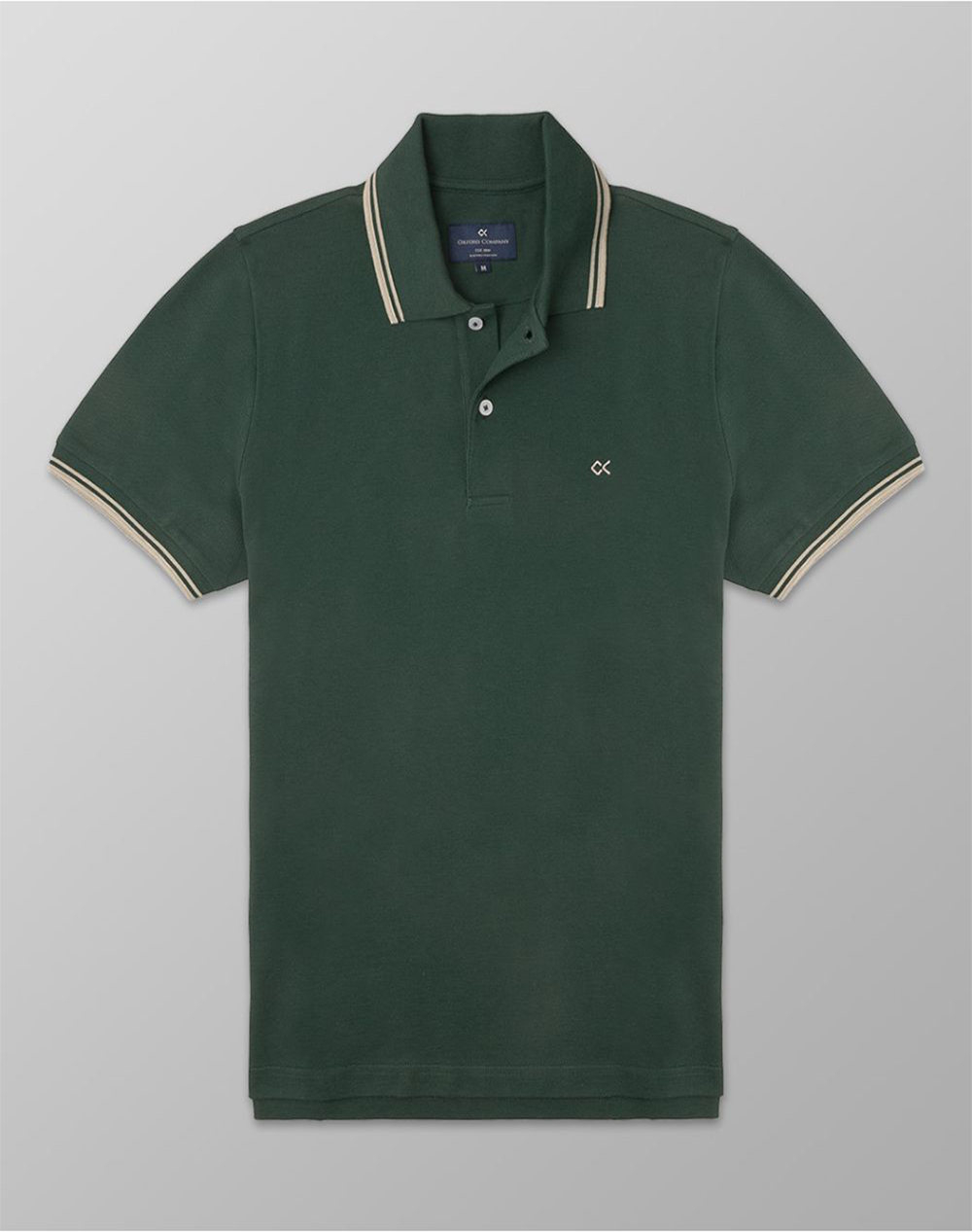 Oxford Company Polo Km Βαμβακι Μπλουζα Ανδρας Ρουχα Μπλουζες Polo Darkgreen Βαμβακι P514 Pz00.09 09