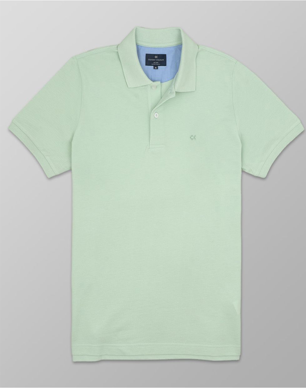 Oxford Company Polo Km Βαμβακι Μπλουζα Ανδρας Ρουχα Μπλουζες Polo Mintgreen Βαμβακι P511 Pz00.07 07