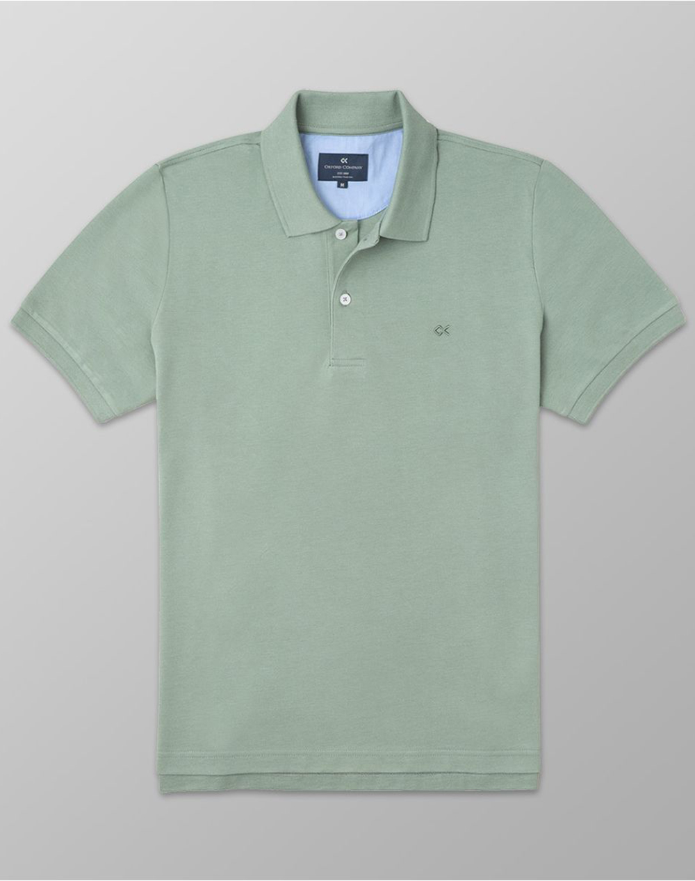 Oxford Company Polo Km Βαμβακι Μπλουζα Ανδρας Ρουχα Μπλουζες Polo Mintgreen Βαμβακι P511 Pz00.04 04