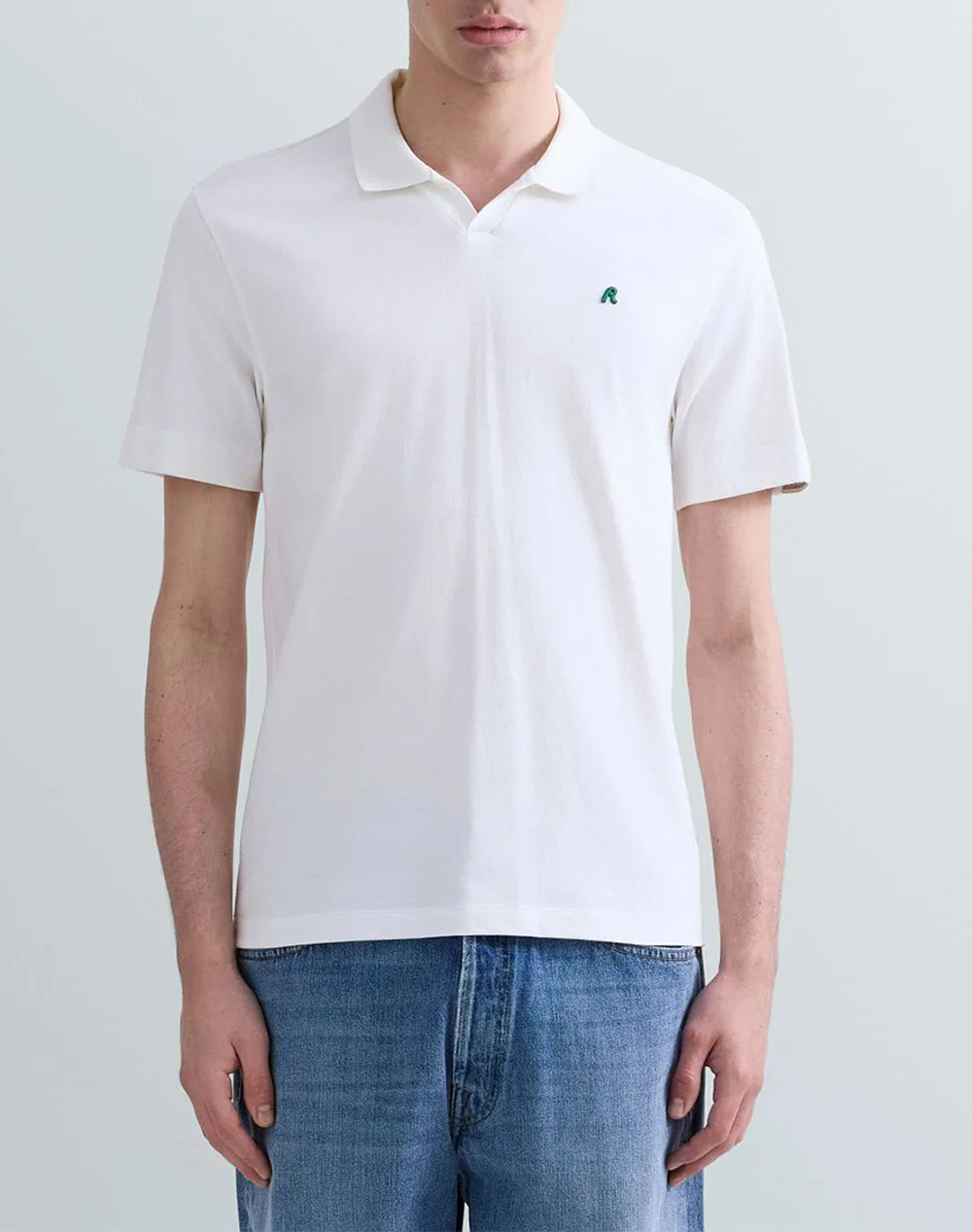 Replay Πολο Ανδρας Ρουχα Μπλουζες Polo White Βαμβακιμε Ελασταν M3465 .000.21868 011
