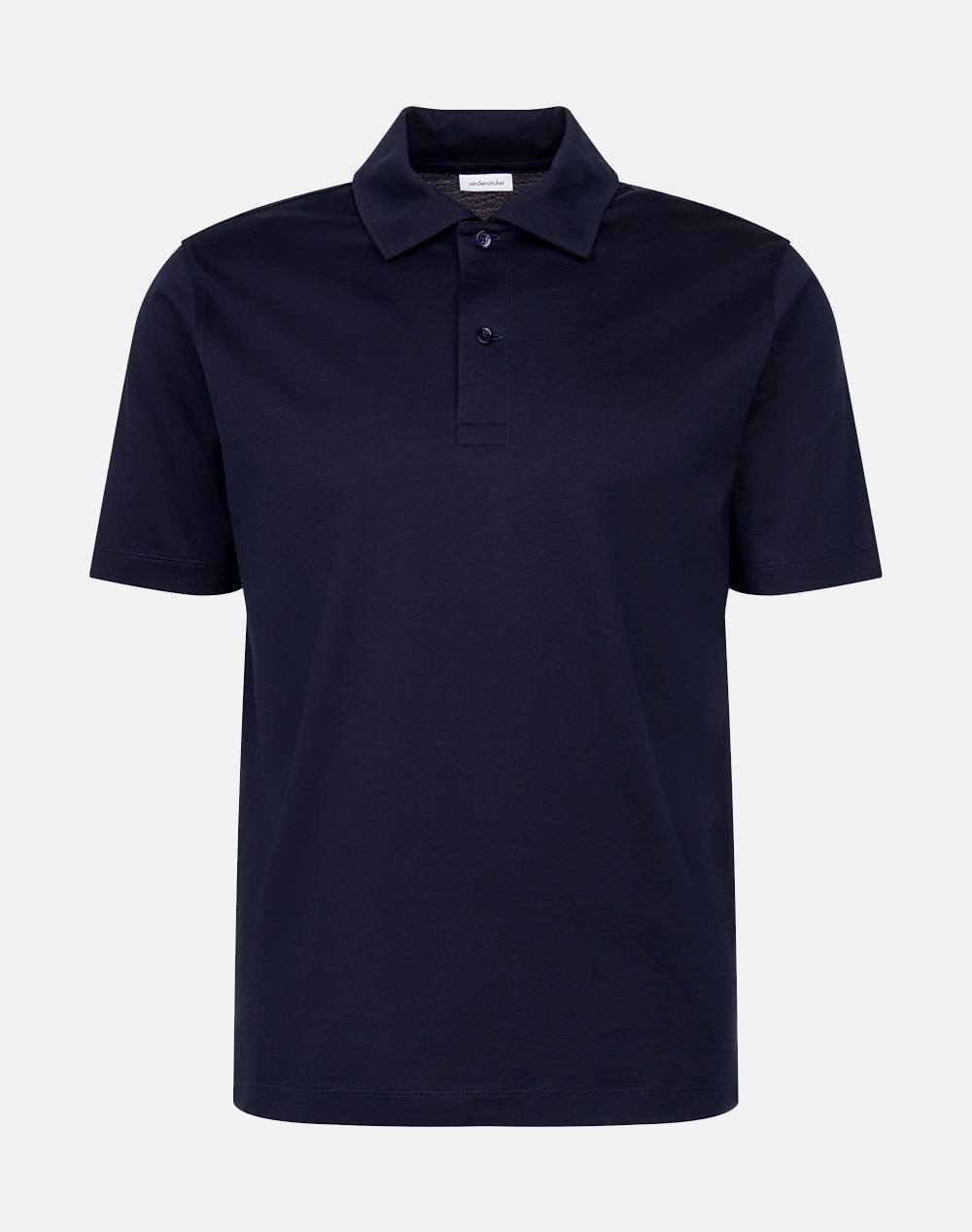 Seidensticker Polo Mercerized Cotton Ανδρας Ρουχα Μπλουζες Polo Darkblue Βαμβακι 849442 19