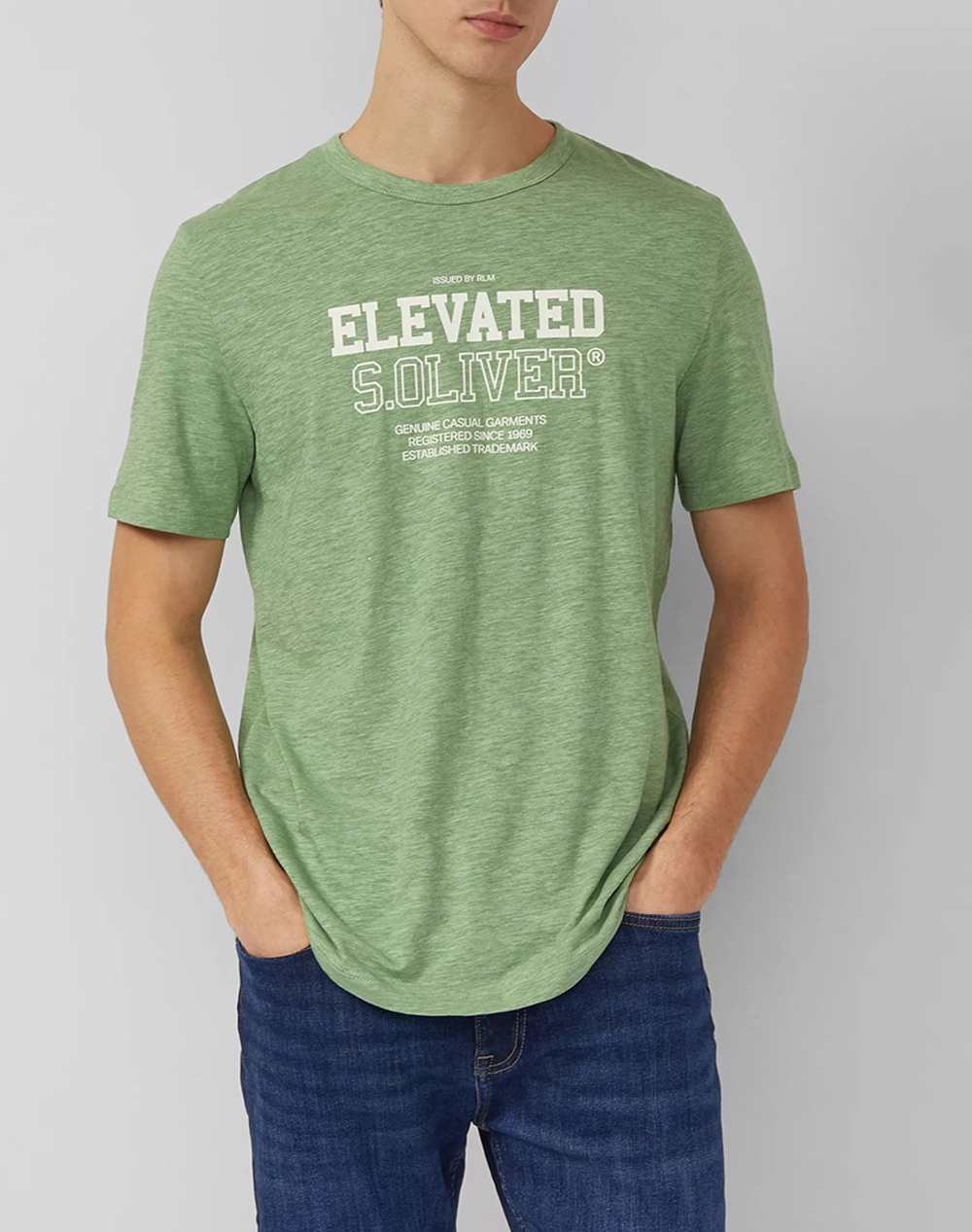 S.Oliver Μπλούζα Ανδρας Ρουχα Μπλουζες T Shirt Green Βαμβακισυνθετικο So2169775 72D1