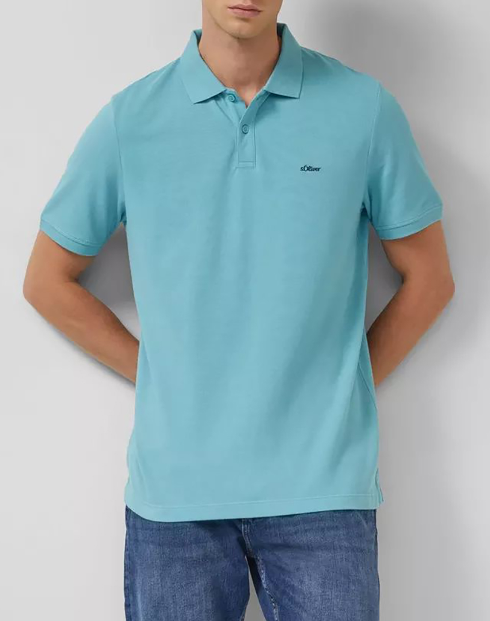 S.Oliver Πόλο Μπλούζα Ανδρας Ρουχα Μπλουζες Polo Blue Βαμβακι So2138262 6603