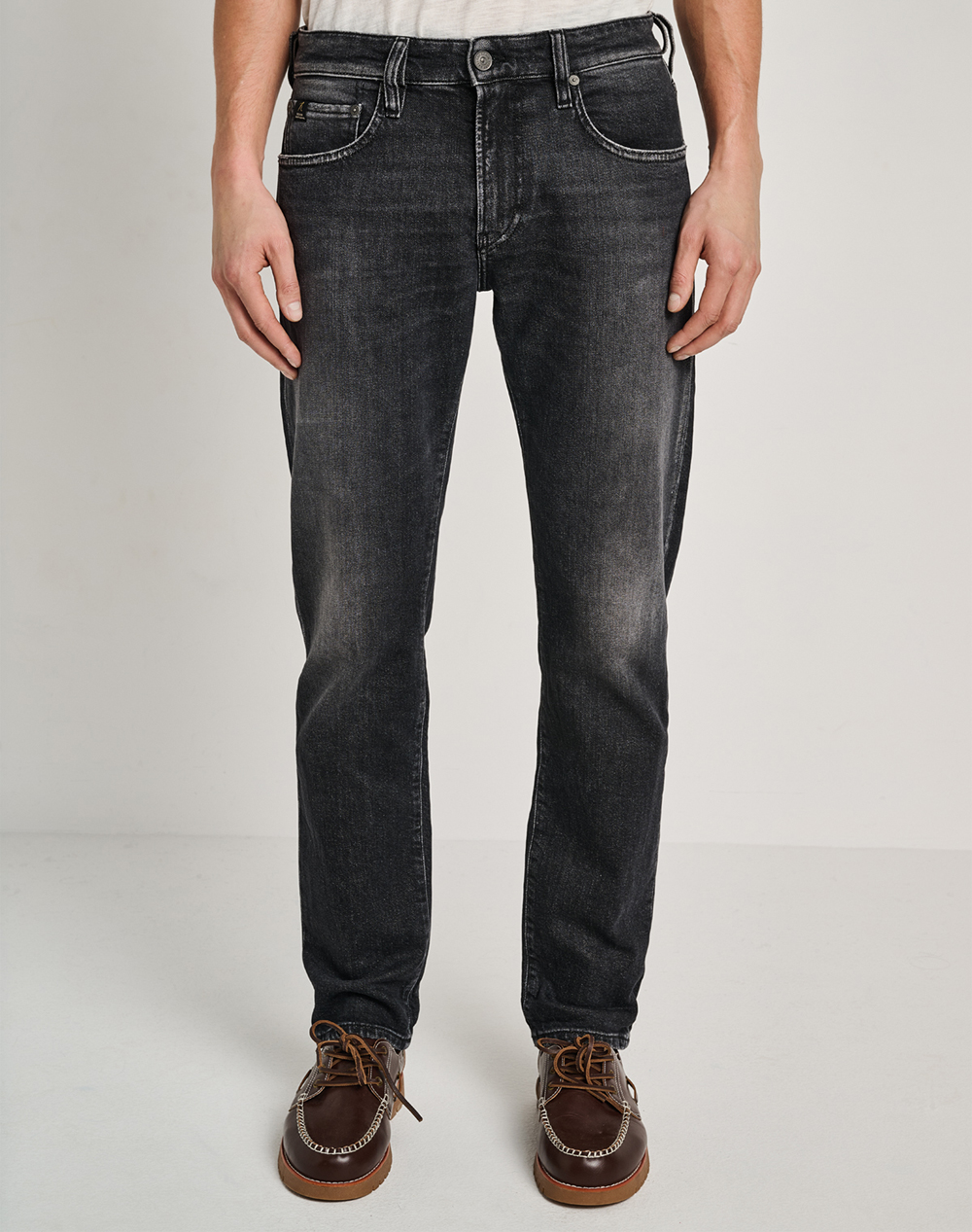 Staff Hardy Man Pant Ανδρας Ρουχα Παντελονια Jeans Denimblack Βαμβακιμε Ελασταν 5 859.046.Bl.055 .00