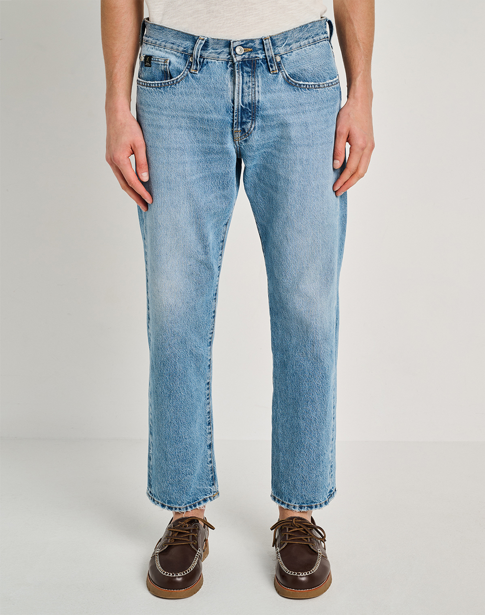 Staff Tommy Man Pant Ανδρας Ρουχα Παντελονια Jeans Denimlightblue Βαμβακι 5 816.009.B3.055 .00 - Koolfly