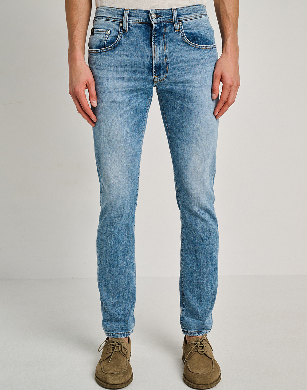 Staff Sapphire Man Pant Ανδρας Ρουχα Παντελονια Jeans Denimblue Βαμβακιμε Ελασταν 5 815.042.B3.055 .00
