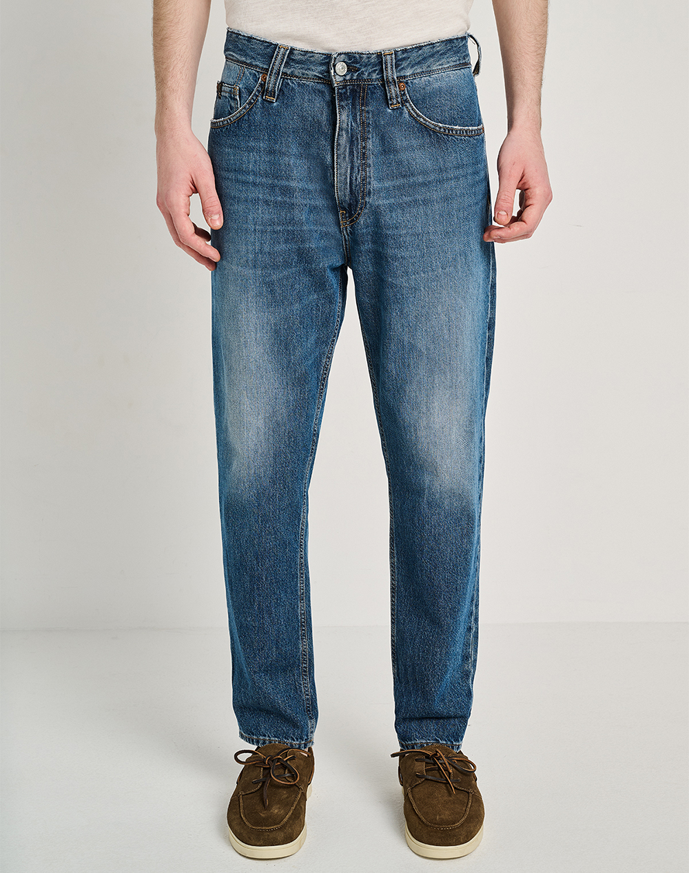 Staff Devis Man Pant Ανδρας Ρουχα Παντελονια Jeans Denimblue Βαμβακι 5 822.009.B2.055 .00