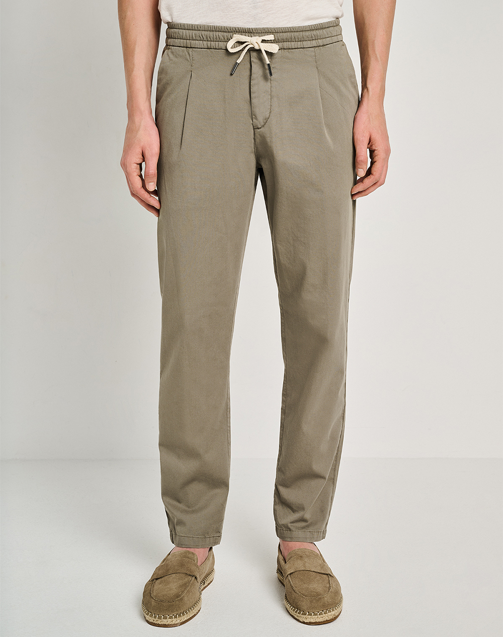 Staff Brian Man Pant 96 Co3Ea Ανδρας Ρουχα Παντελονια Chinos Khaki Βαμβακιμε Ελασταν 5 813.082.9.055 Ν0215