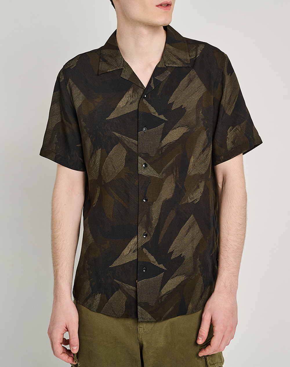 Staff James Man Shirt Short Sleeve Ανδρας Ρουχα Πουκαμισα Multi Βισκοζ 61 211.055 Ν0000