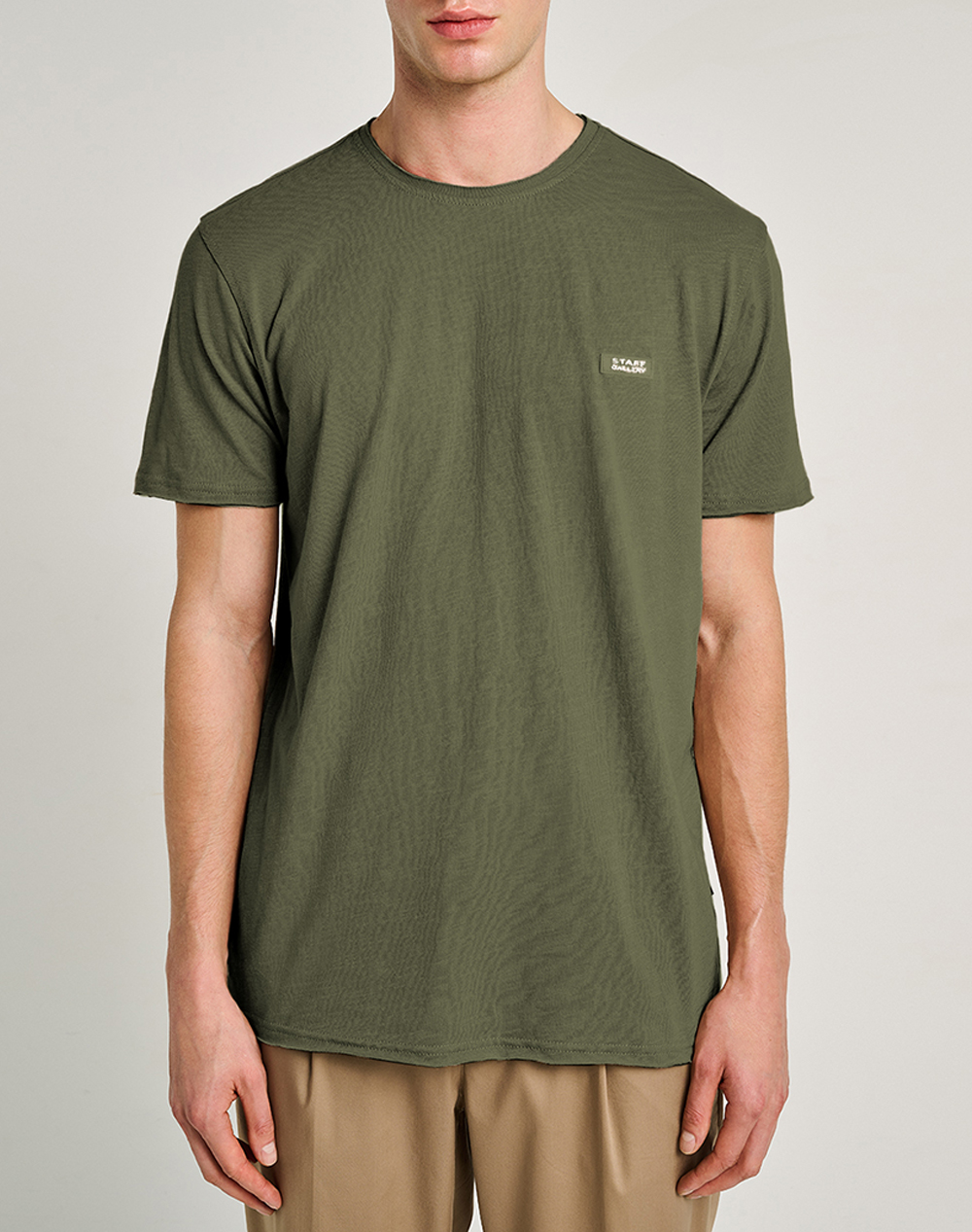 Staff Zeus Man T Shirt Co Ανδρας Ρουχα Μπλουζες T Shirt Khaki Βαμβακι 64 016.055 Ν0093