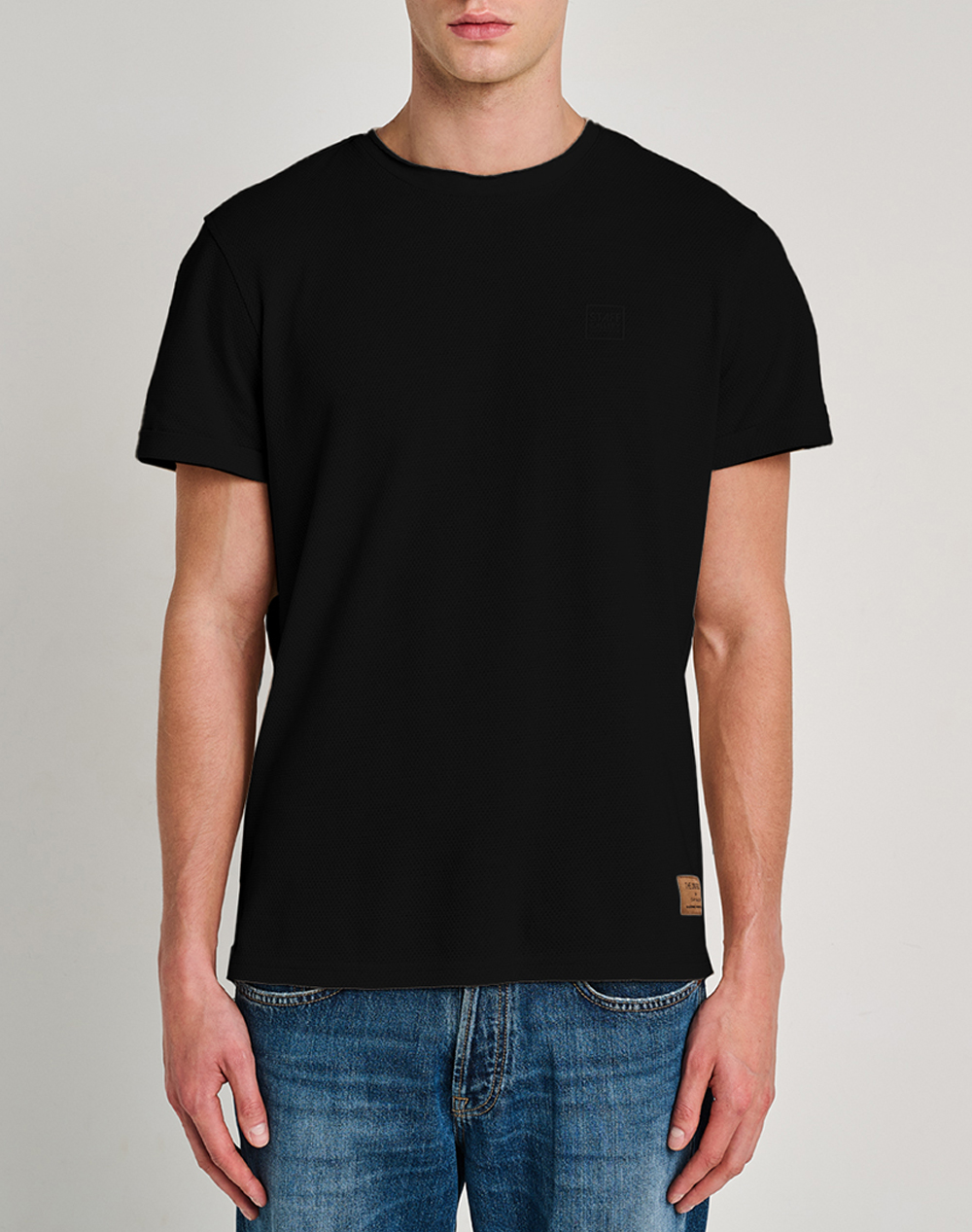 Staff Mateo Man T Shirt Wide Fit Ανδρας Ρουχα Μπλουζες T Shirt Black Βαμβακι 64 022.055 Ν0090