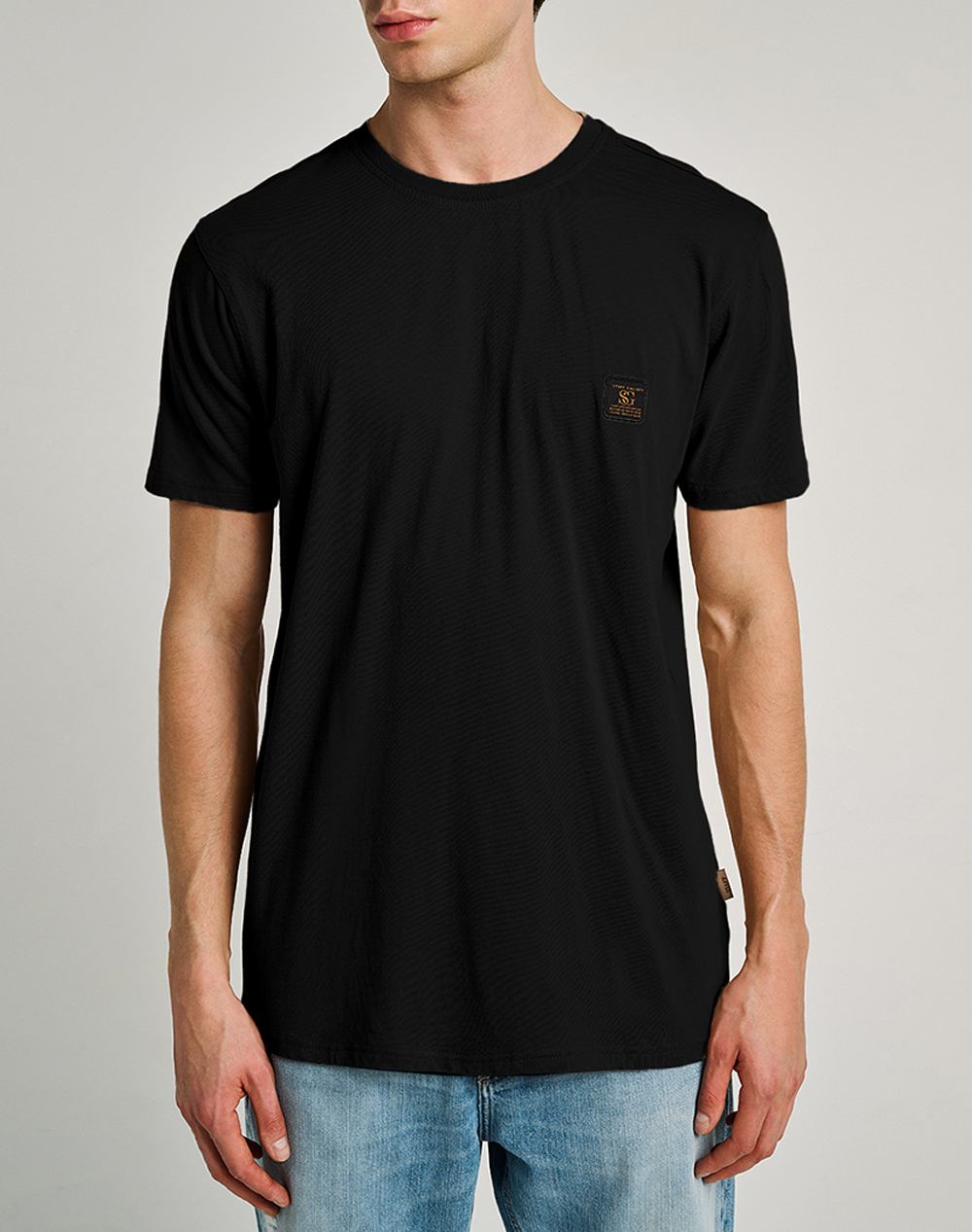 Staff Land Man T Shirt Co Ανδρας Ρουχα Μπλουζες T Shirt Black Βαμβακι 64 011.055 Ν0090