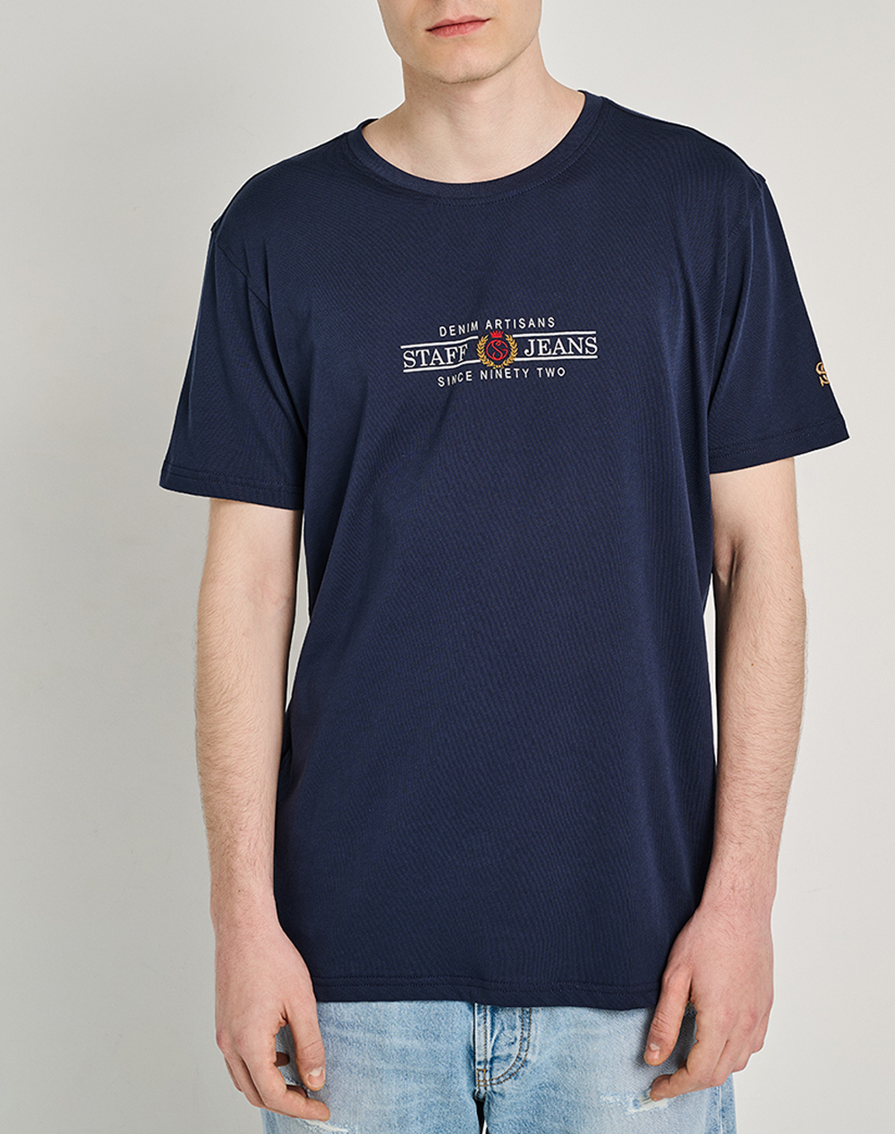 Staff Marco Man T Shirt Co Ανδρας Ρουχα Μπλουζες T Shirt Navyblue Βαμβακι 64 013.055 Ν0045