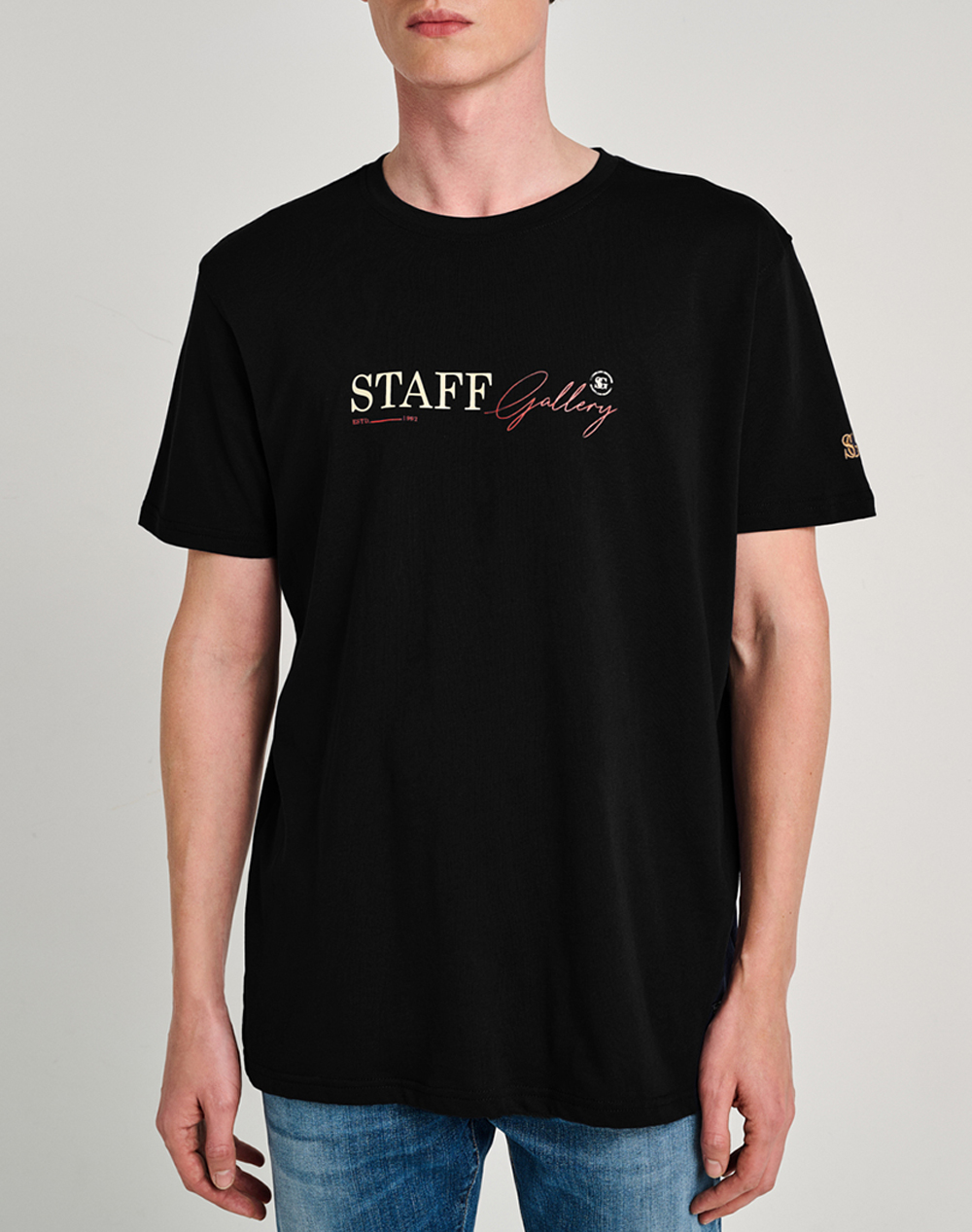 Staff Ken Man T Shirt Co Ανδρας Ρουχα Μπλουζες T Shirt Black Βαμβακι 64 009.055 Ν0090