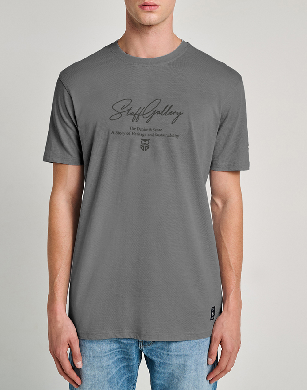 Staff Killian Man T Shirt Co Ανδρας Ρουχα Μπλουζες T Shirt Gray Βαμβακι 64 010.055 Ν0006