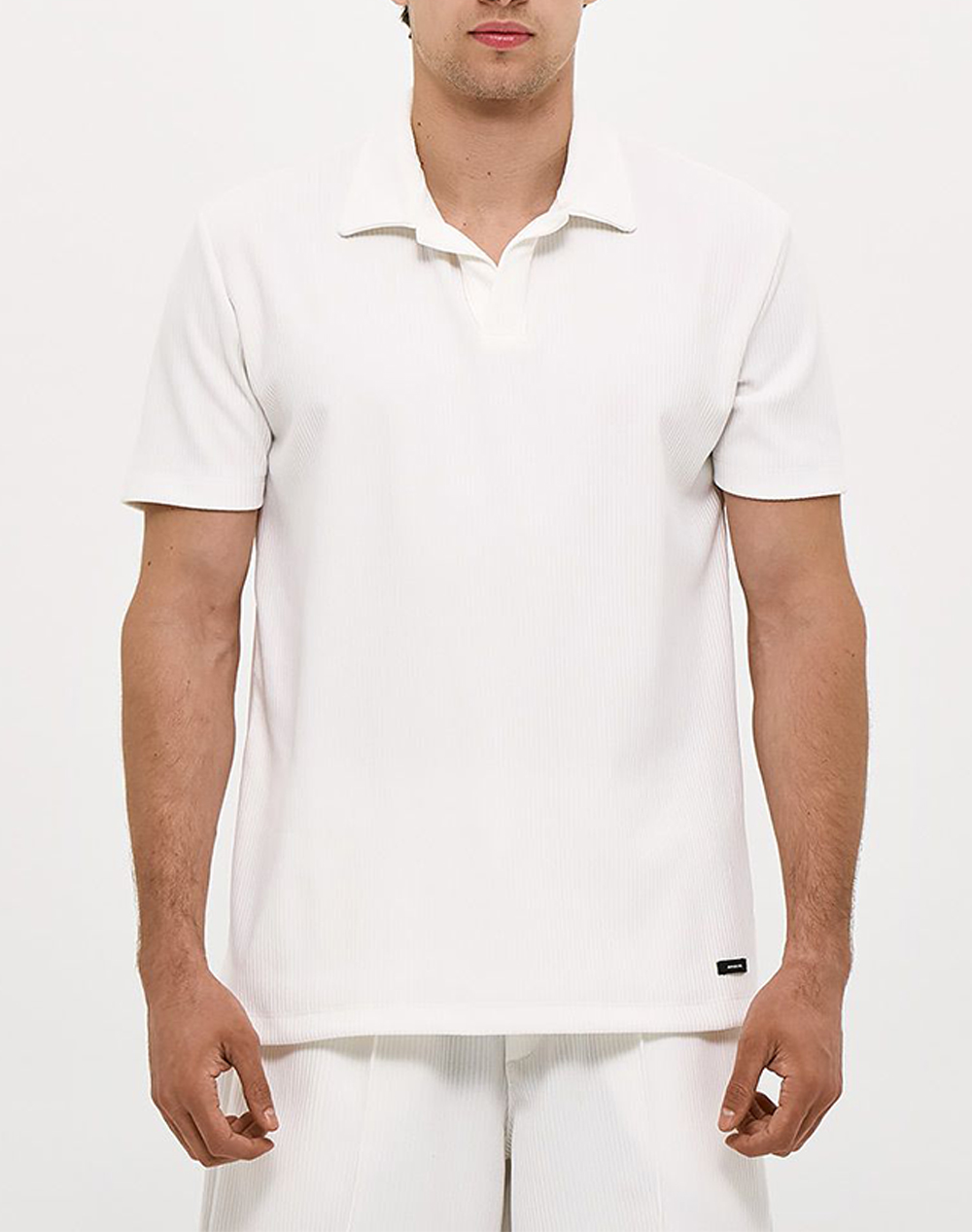 Brokers Ανδρικο Polo Ανδρας Ρουχα Μπλουζες Polo White Υφασμα 26017817531 1