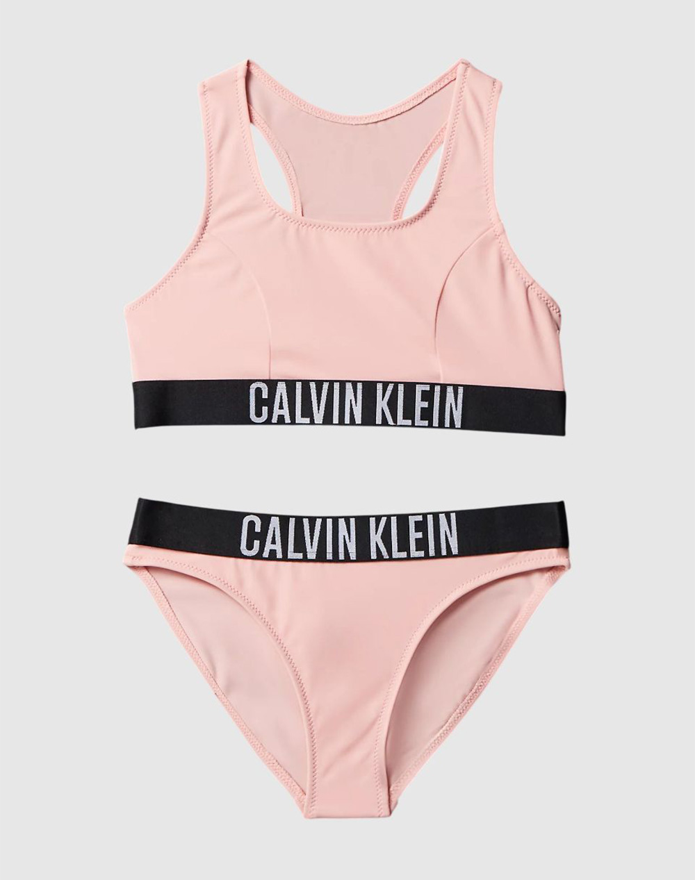 Calvin Klein Jeans Bralette Bikini Set Παιδι Κοριτσι Εσωρουχα Μαγιο Lightpink Με Ελασταν,Συνθετικο Ky0ky00091 Tfl - Koolfly