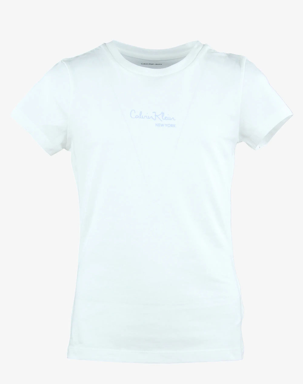 Calvin Klein Signature Aw S/S T Shirt Παιδι Κοριτσι Ρουχα Μπλουζες White Βαμβακι Ig0ig03061 8Y 16Y Yaf - Koolfly