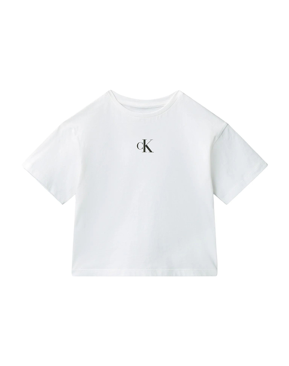 Calvin Klein Jeans Ck Logo Boxy T Shirt Παιδι Κοριτσι Ρουχα Μπλουζες White Βαμβακι Lvcksja16g 8Y 16Y Yaf - Koolfly