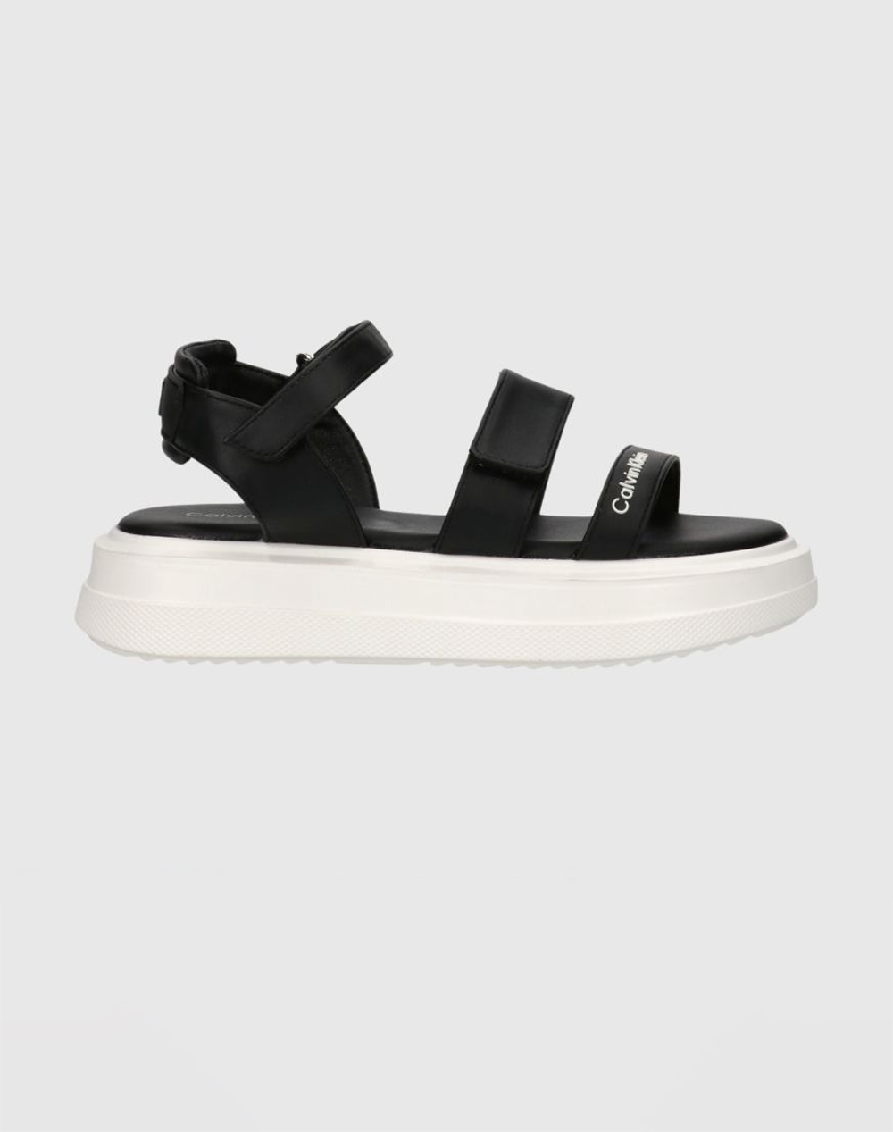 Calvin Klein Jeans Velcro Sandal Παιδι Κοριτσι Παπουτσια Flat Jetblack Απομιμηση Δερματος V3A2 83250 0326 30 34 999 Για Κορίτσι