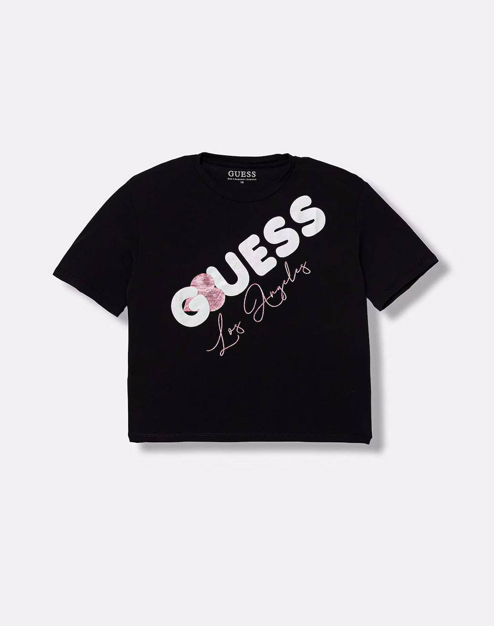 Guess Kids Midi Ss T Shirt Μπλουζα Παιδικο Girl Παιδι Κοριτσι Ρουχα Μπλουζες Black Βαμβακιμε Ελασταν J6Ri00K6Yw4 Jblk Για Κορίτσι