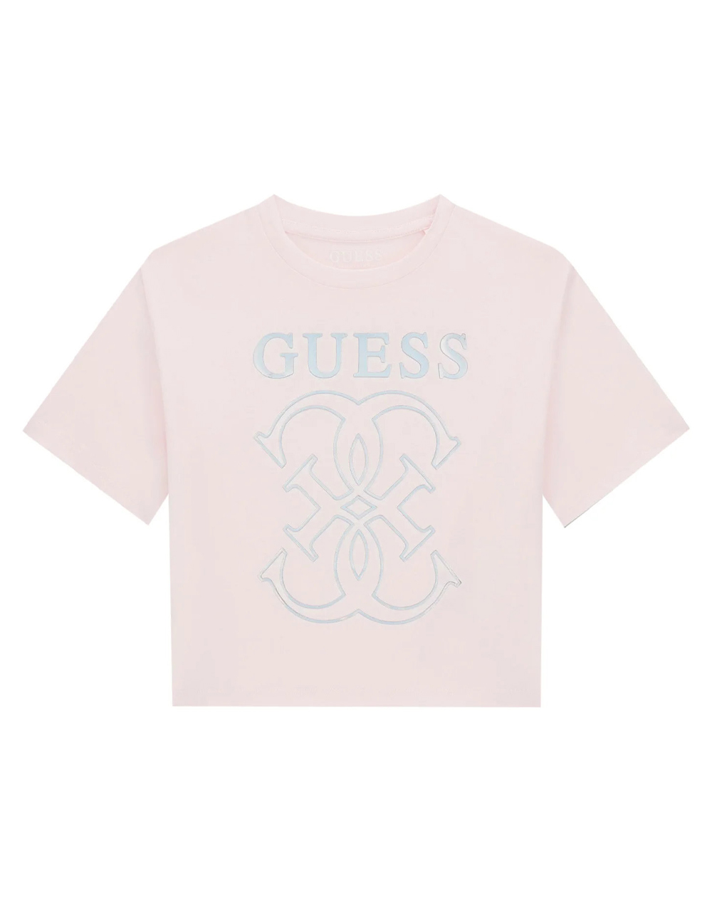 Guess Ss T Shirt Μπλουζα Παιδικο Girl Παιδι Κοριτσι Ρουχα Μπλουζες Lightpink Βαμβακιμε Ελασταν J6Ri22K8Hm4 G62O Για Κορίτσι