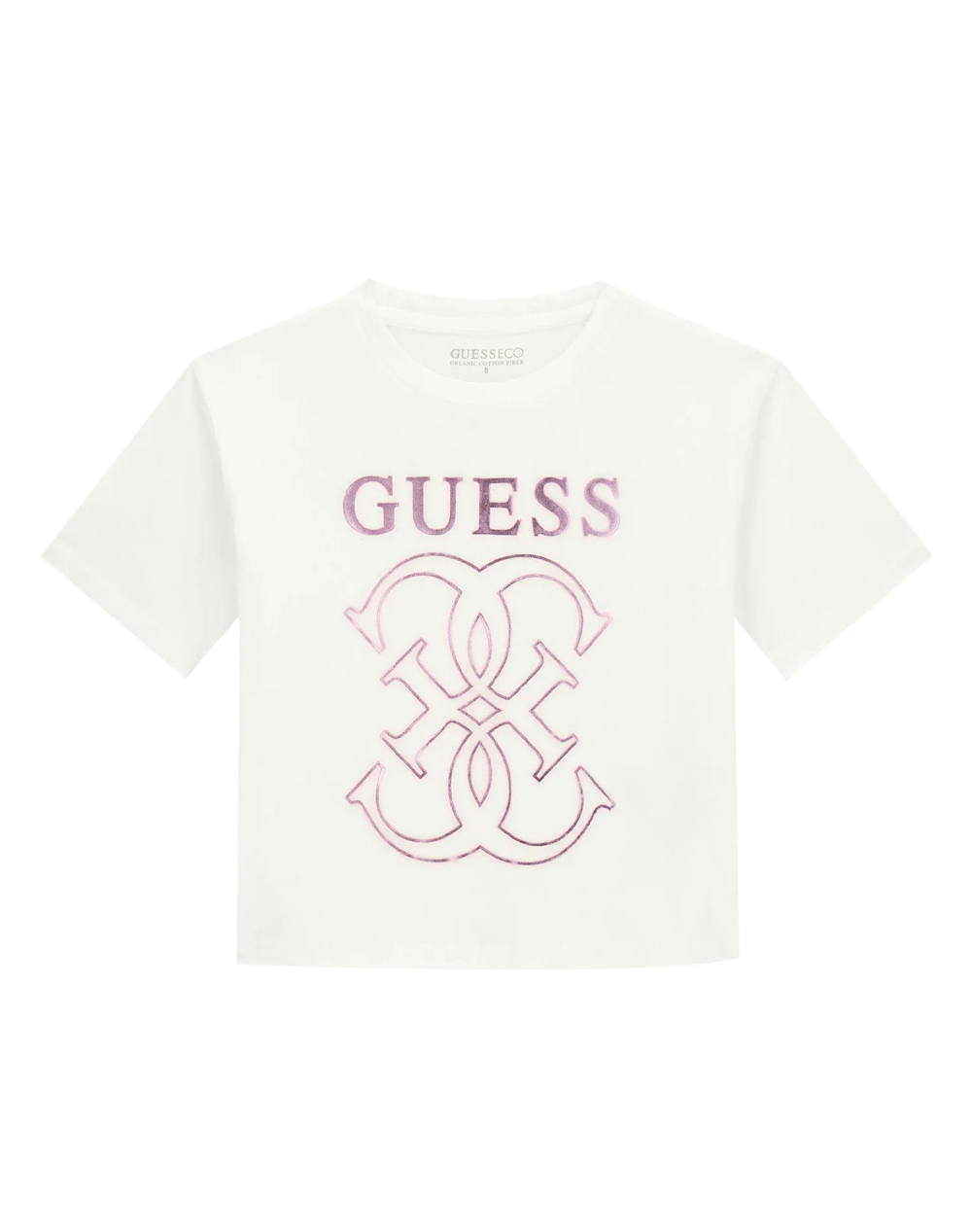 Guess Ss T Shirt Μπλουζα Παιδικο Girl Παιδι Κοριτσι Ρουχα Μπλουζες White Βαμβακιμε Ελασταν J6Ri22K8Hm4 G011 Για Κορίτσι
