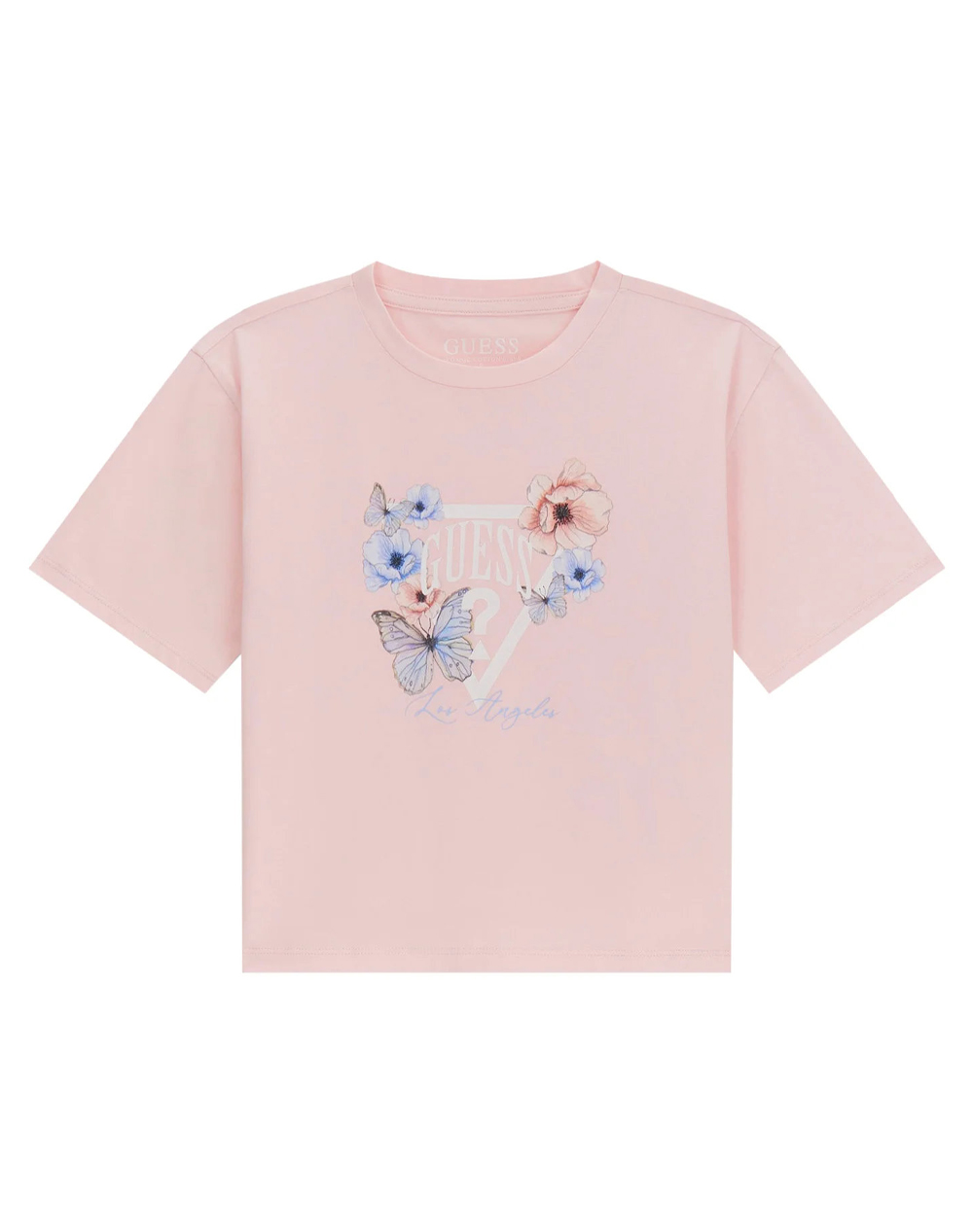 Guess Midi Ss T Shirt Μπλουζα Παιδικο Girl Παιδι Κοριτσι Ρουχα Μπλουζες Lightpink Βαμβακιμε Ελασταν J6Ri32K6Yw4 G62O Για Κορίτσι