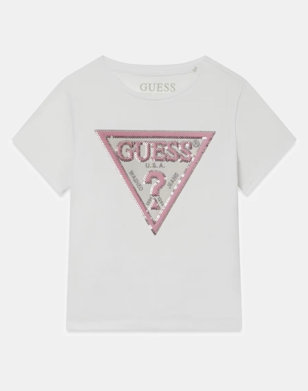 Guess High Low Ss T Shirt Μπλουζα Παιδικο Girl Παιδι Κοριτσι Ρουχα Μπλουζες White Βαμβακι,Με Ελασταν K6ri10k6yw4 G011 - Koolfly