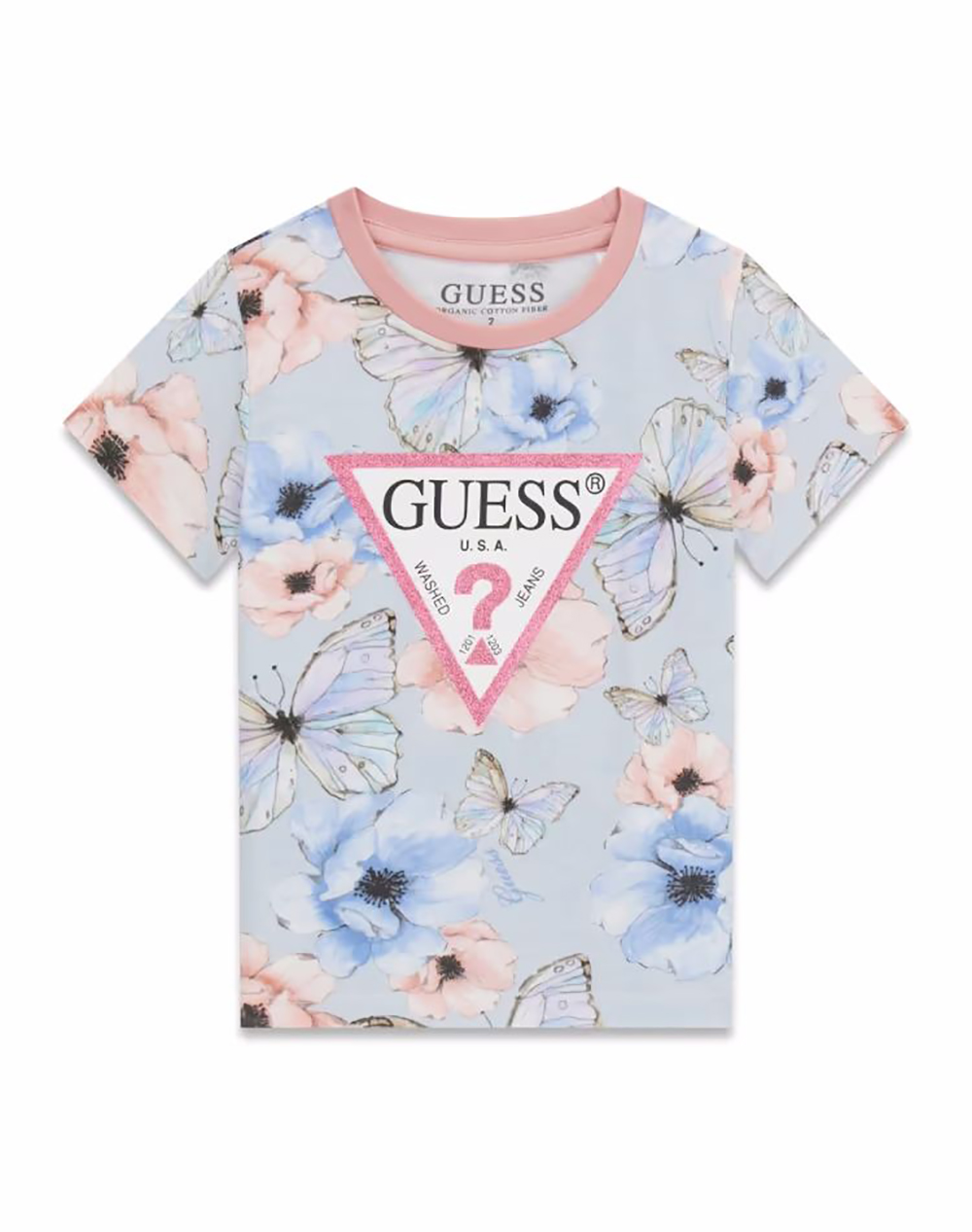 Guess Ss T Shirt Μπλουζα Παιδικο Girl Παιδι Κοριτσι Ρουχα Μπλουζες Mixed Βαμβακιμε Ελασταν K6Ri06K6Yw4 P739 Για Κορίτσι