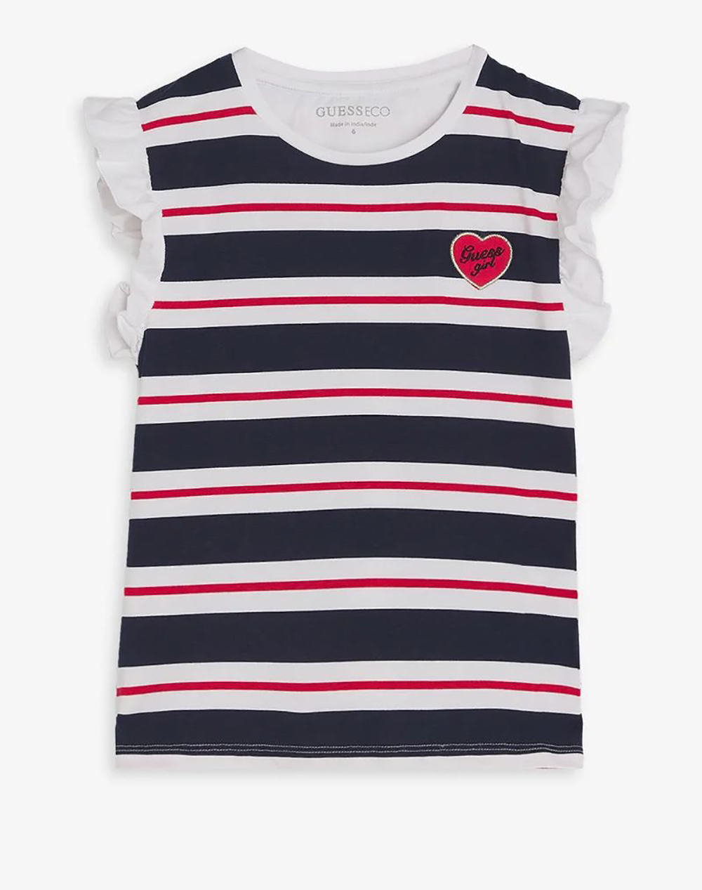 Guess Ss T Shirt Μπλουζα Παιδικο Girl Παιδι Κοριτσι Ρουχα Μπλουζες Multi Βαμβακιμε Ελασταν K6Ri16K6Yw4 P75I Για Κορίτσι