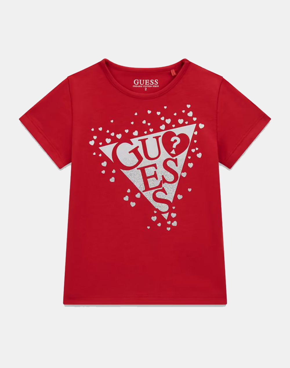 Guess Kids Ss T Shirt Μπλουζα Παιδικο Girl Παιδι Κοριτσι Ρουχα Μπλουζες Red Βαμβακιμε Ελασταν K6Ri00K6Yw4 G532 Για Κορίτσι
