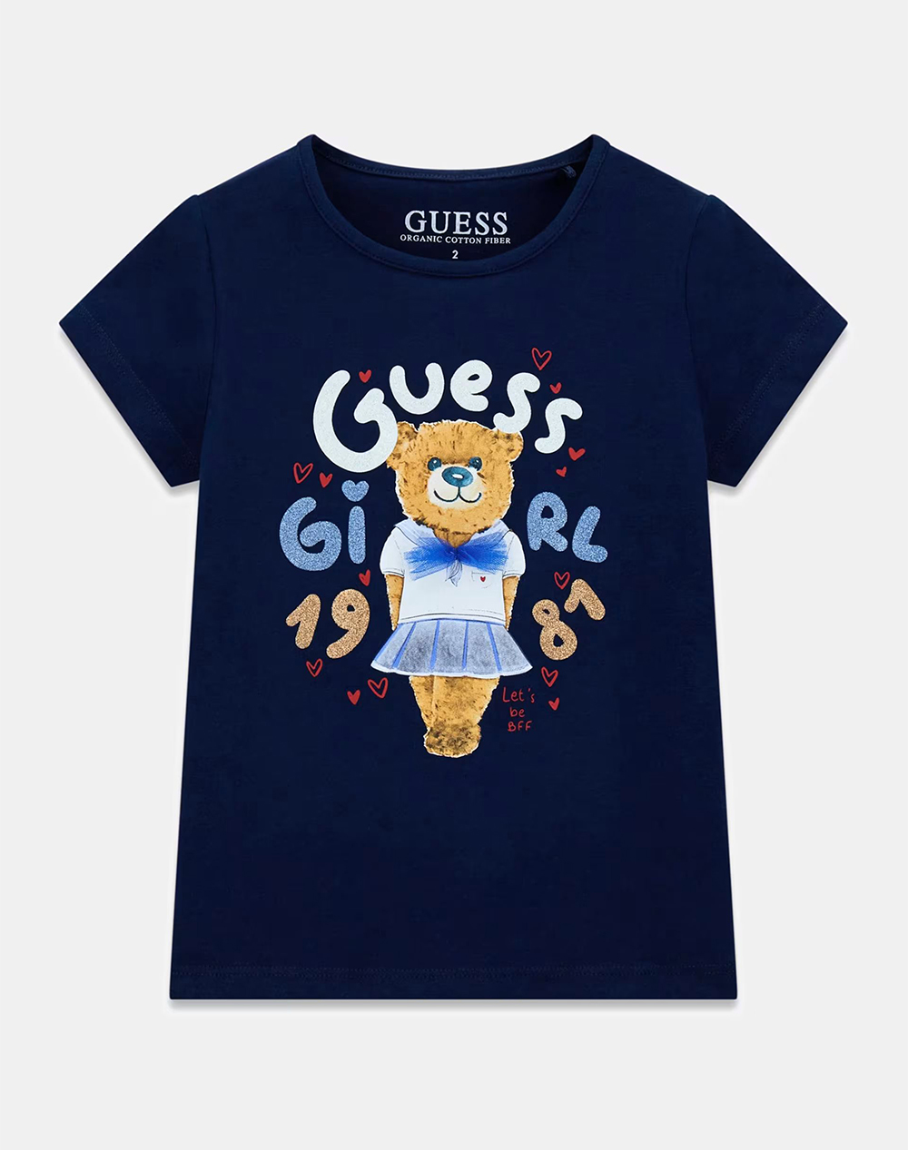 Guess Kids Ss T Shirt Μπλουζα Παιδικο Girl Παιδι Κοριτσι Ρουχα Μπλουζες Darkblue Βαμβακιμε Ελασταν K6Ri03K6Yw4 G7Hr Για Κορίτσι