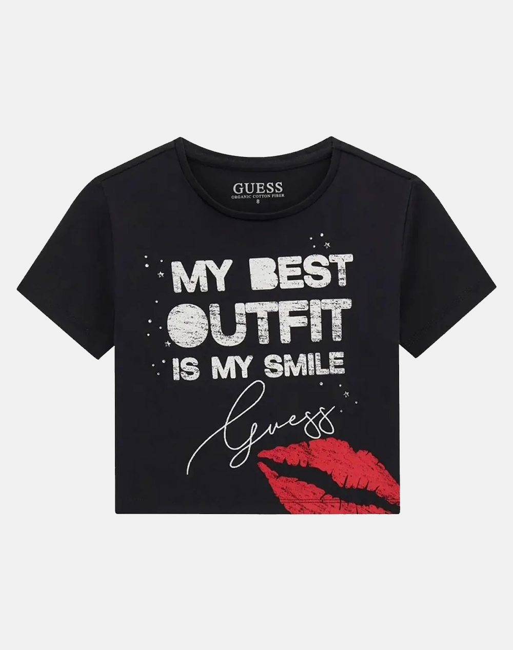Guess Kids Crop Ss T Shirt Μπλουζα Παιδικο Girl Παιδι Κοριτσι Ρουχα Μπλουζες Jetblack Βαμβακιμε Ελασταν J6Ri06K6Yw4 Jblk Για Κορίτσι