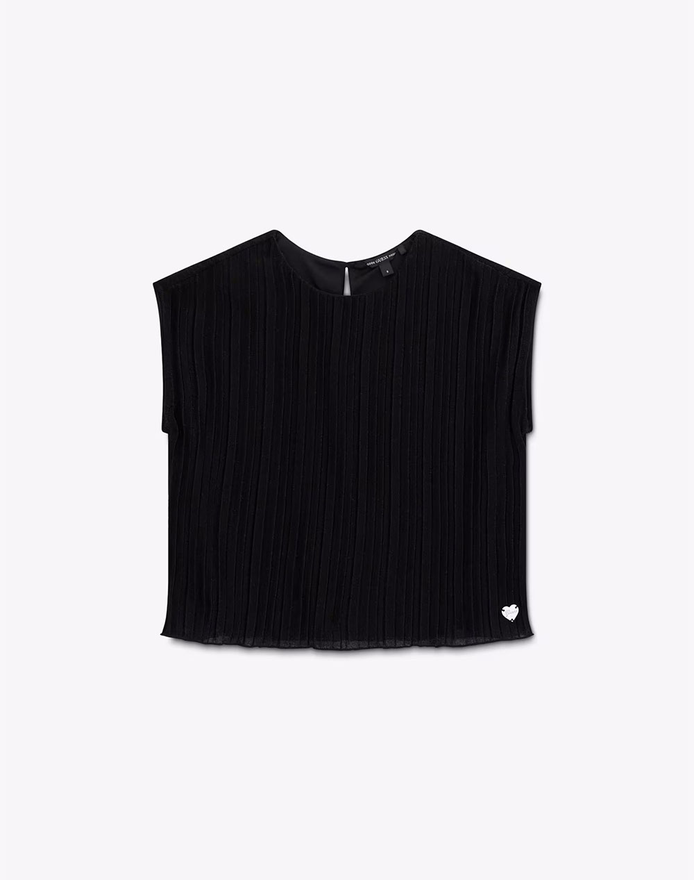 Guess Knit Ss Shirt_Ceremony Πουκαμισο Παιδικο Girl Παιδι Κοριτσι Ρουχα Μπλουζες Black Συνθετικο J6Rh05Kd580 F9P8 Για Κορίτσι