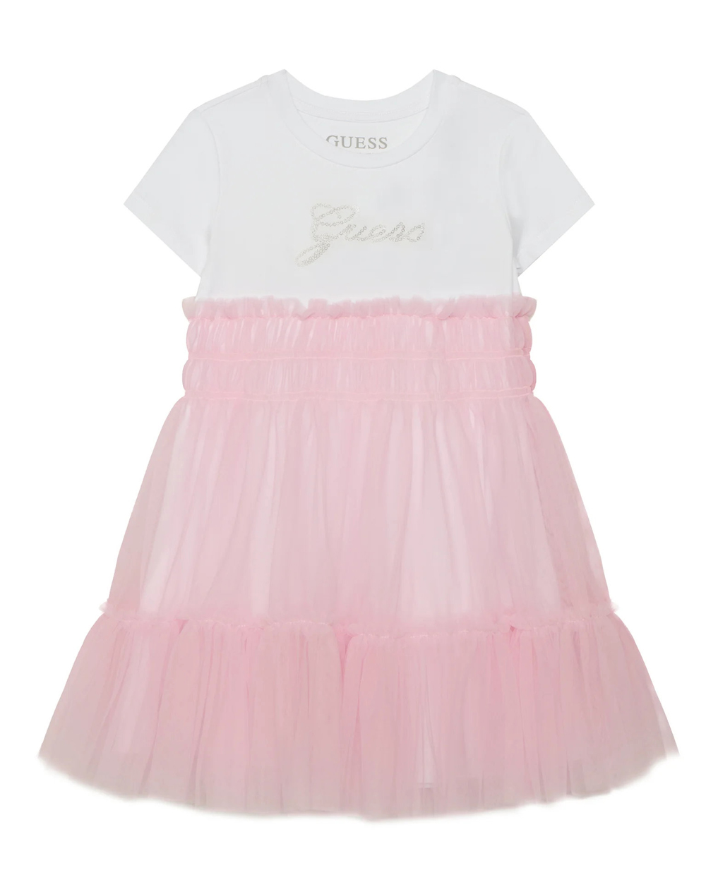 Guess Mixed Fabric Ss Dress Φορεμα Παιδικο Girl Παιδι Κοριτσι Ρουχα Φορεματα Mixed Βαμβακιμε Ελασταν K6Rk00K6Yw0 A61T Για Κορίτσι