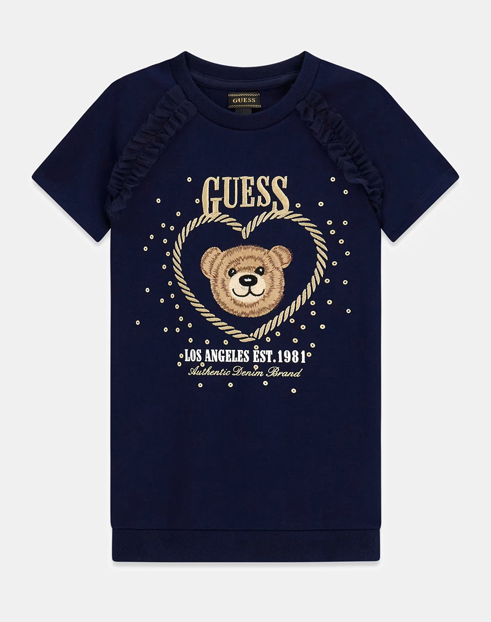 Guess Kids Punto Milano Ss Dress Φορεμα Παιδικο Girl Παιδι Κοριτσι Ρουχα Φορεματα Darkblue Βισκοζμε Ελαστανσυνθετικο K6Rk01Kauh0 G7Hr Για Κορίτσι