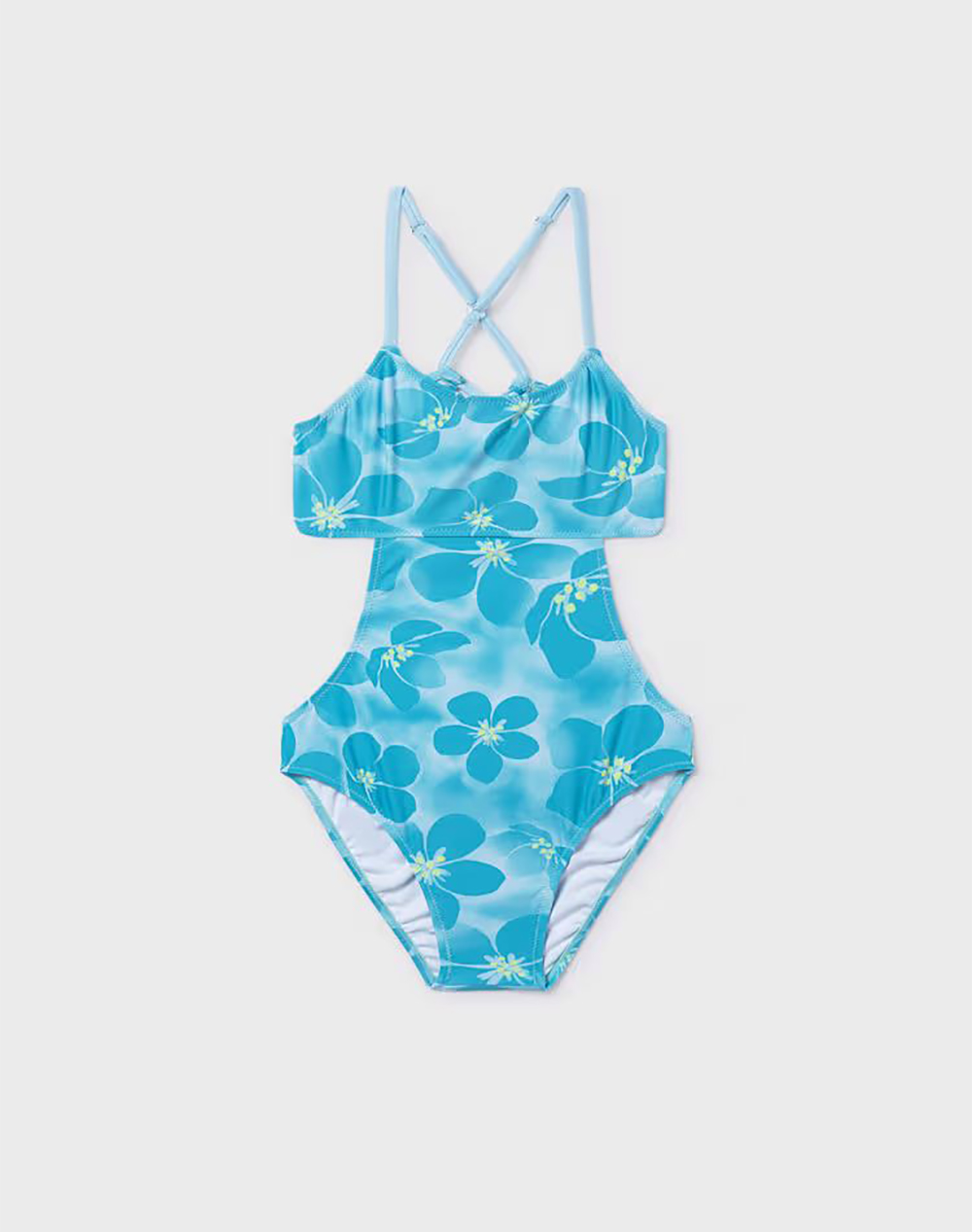 Mayoral Μαγιο Σταμπωτο Παιδι Κοριτσι Εσωρουχα Μαγιο Blue Με Ελασταν,Συνθετικο 06777 034 - Koolfly