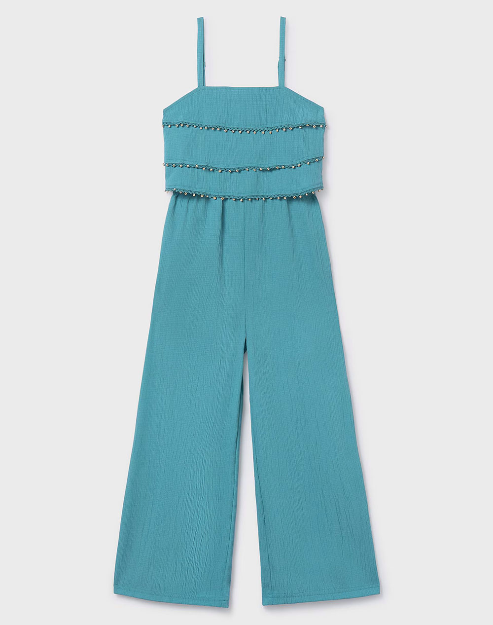 Mayoral Φορμα Μακρια Βολαν Παιδι Κοριτσι Ρουχα Σετ Petrol Συνθετικο 06873 079 - Koolfly