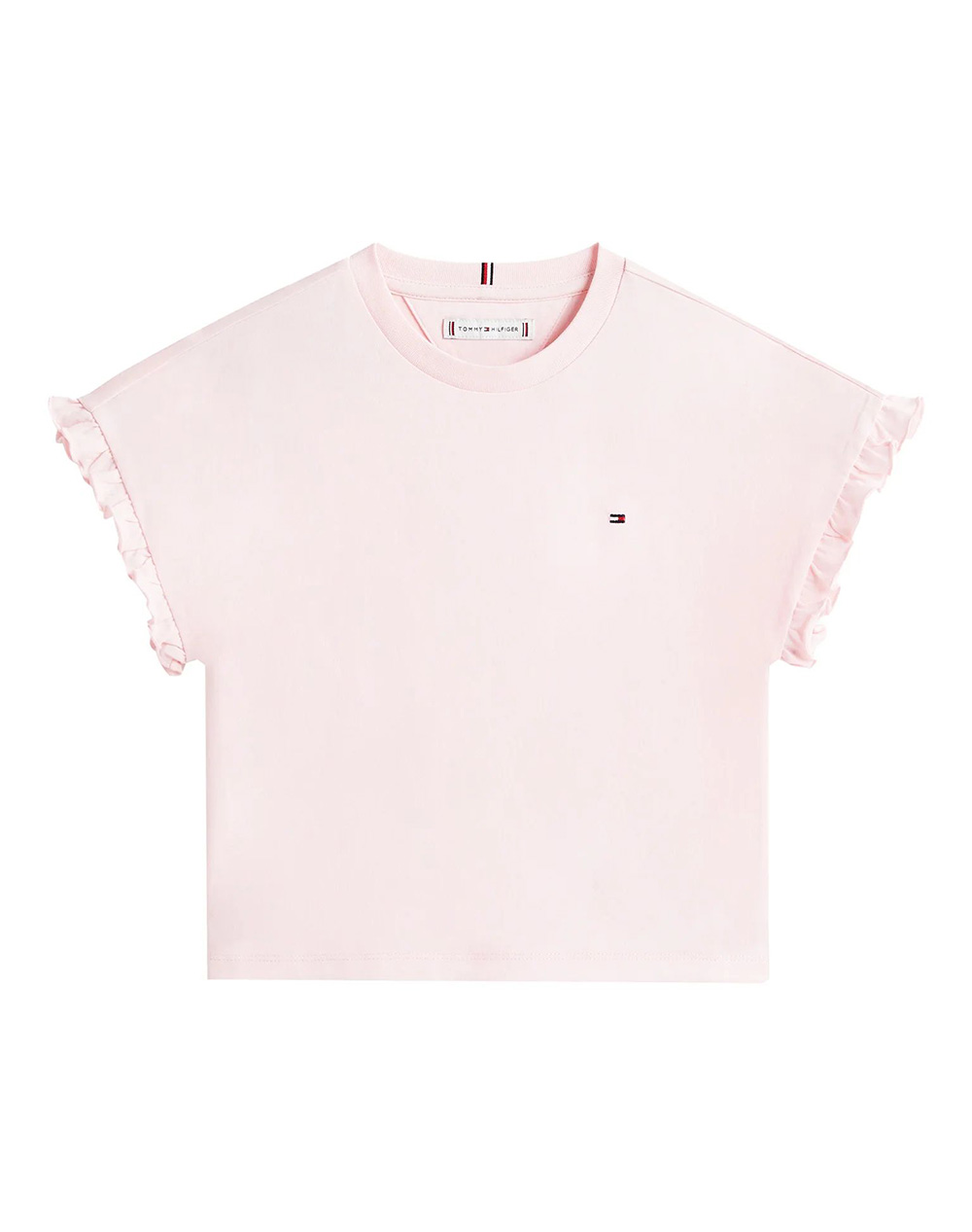 Tommy Hilfiger Essential Top Ss Παιδι Κοριτσι Ρουχα Μπλουζες Lightpink Βαμβακισυνθετικο Kg0Kg08970 8Y 16Y Tg7 Για Κορίτσι