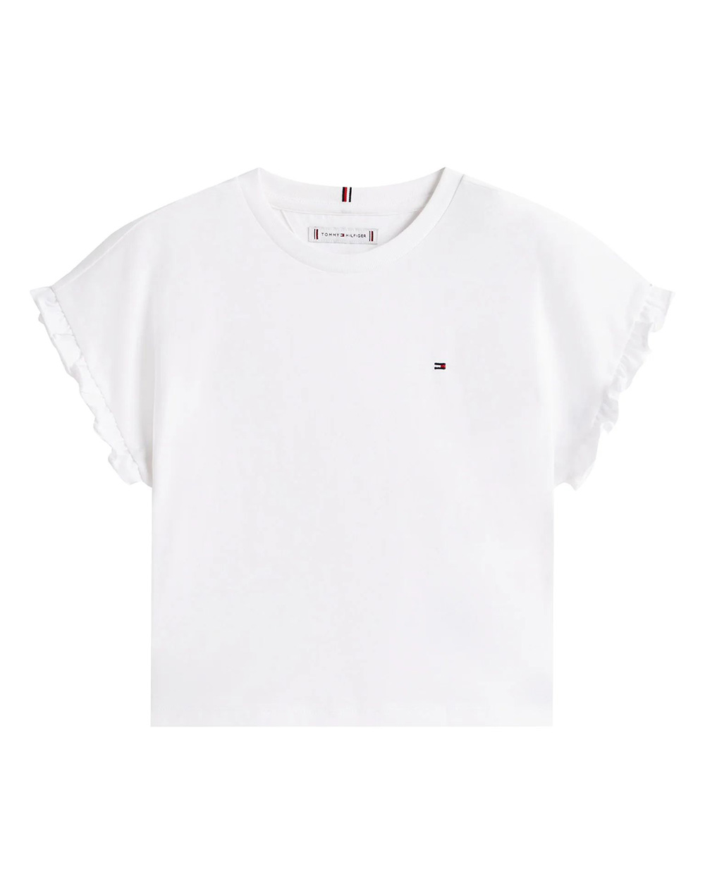 Tommy Hilfiger Essential Top Ss Παιδι Κοριτσι Ρουχα Μπλουζες White Βαμβακισυνθετικο Kg0Kg08970 8Y 16Y Ybr Για Κορίτσι